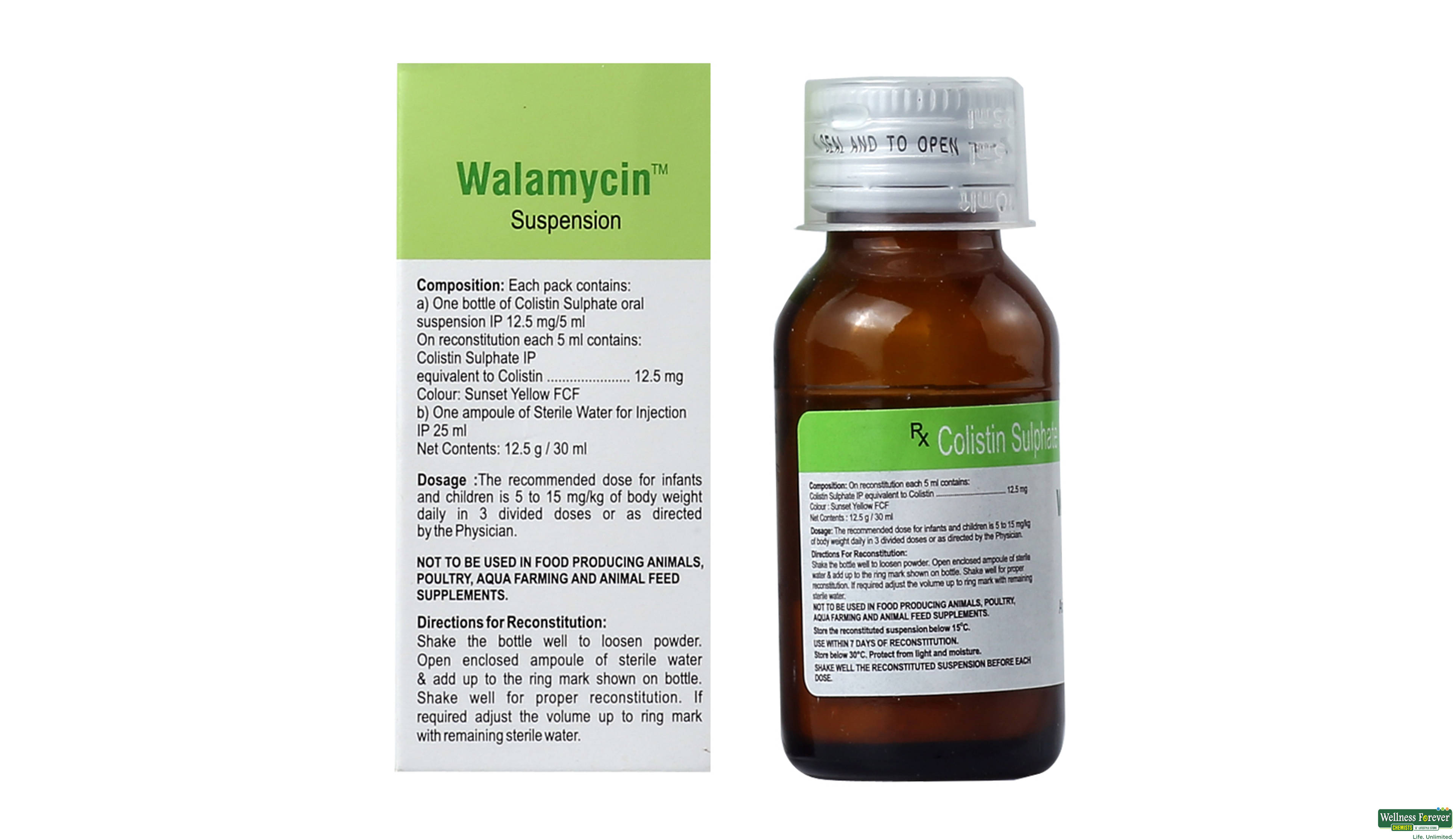 WALAMYCIN SYP 30ML- 2, 30ML, 