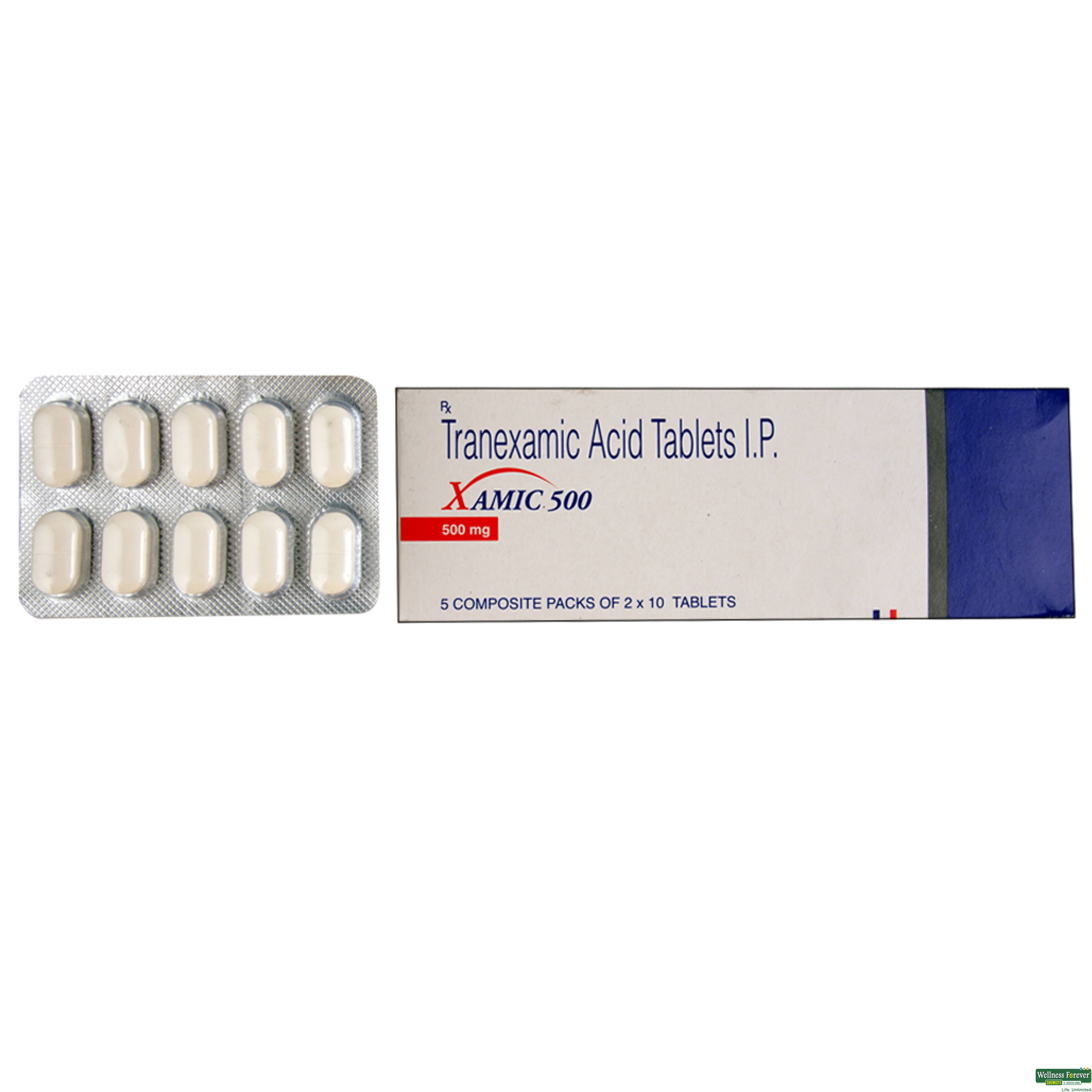 XAMIC 500MG 10TAB-image