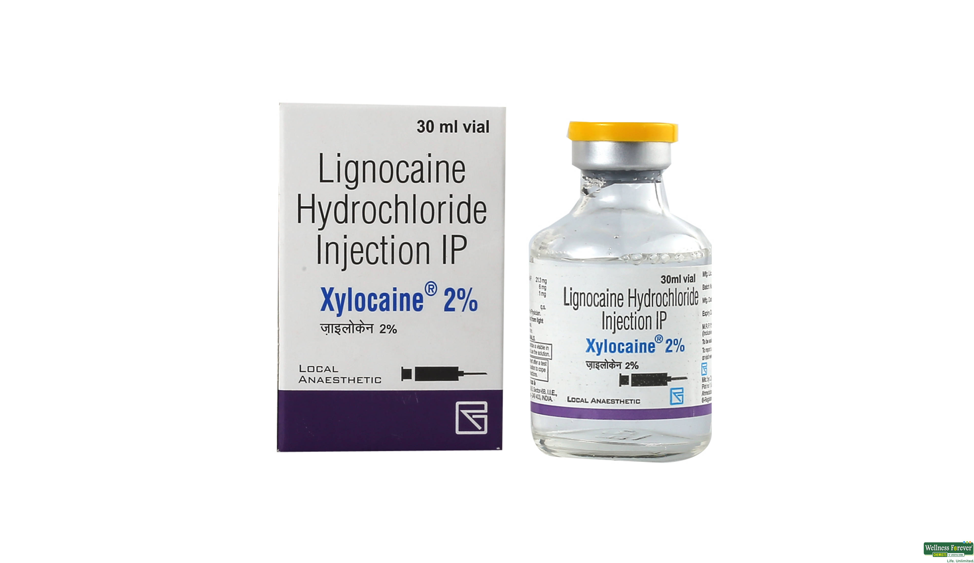 XYLOCAINE 2% INJ 30ML VIAL- 1, 1PC, 