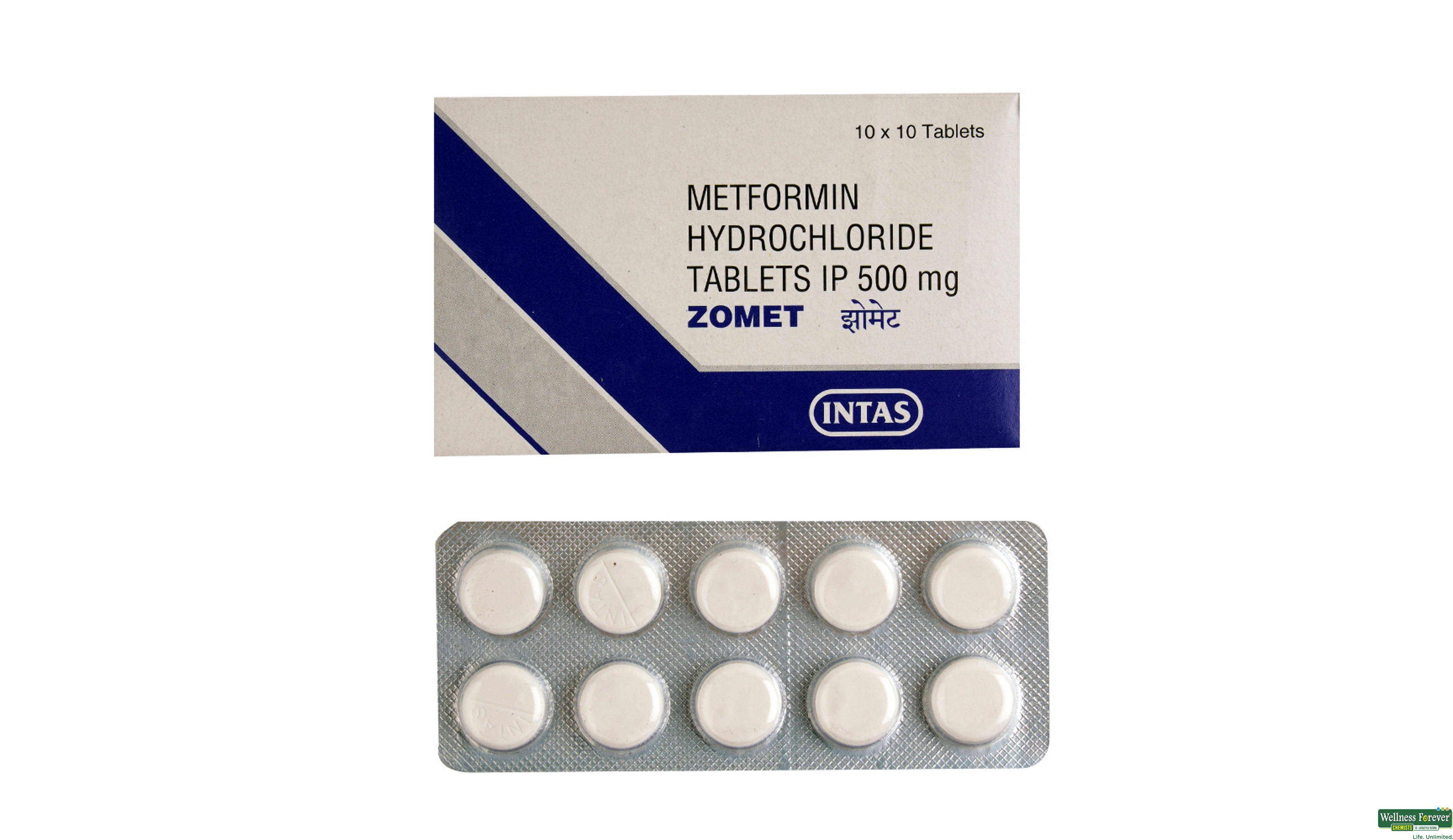 ZOMET 500MG 10TAB- 1, 10TAB, 