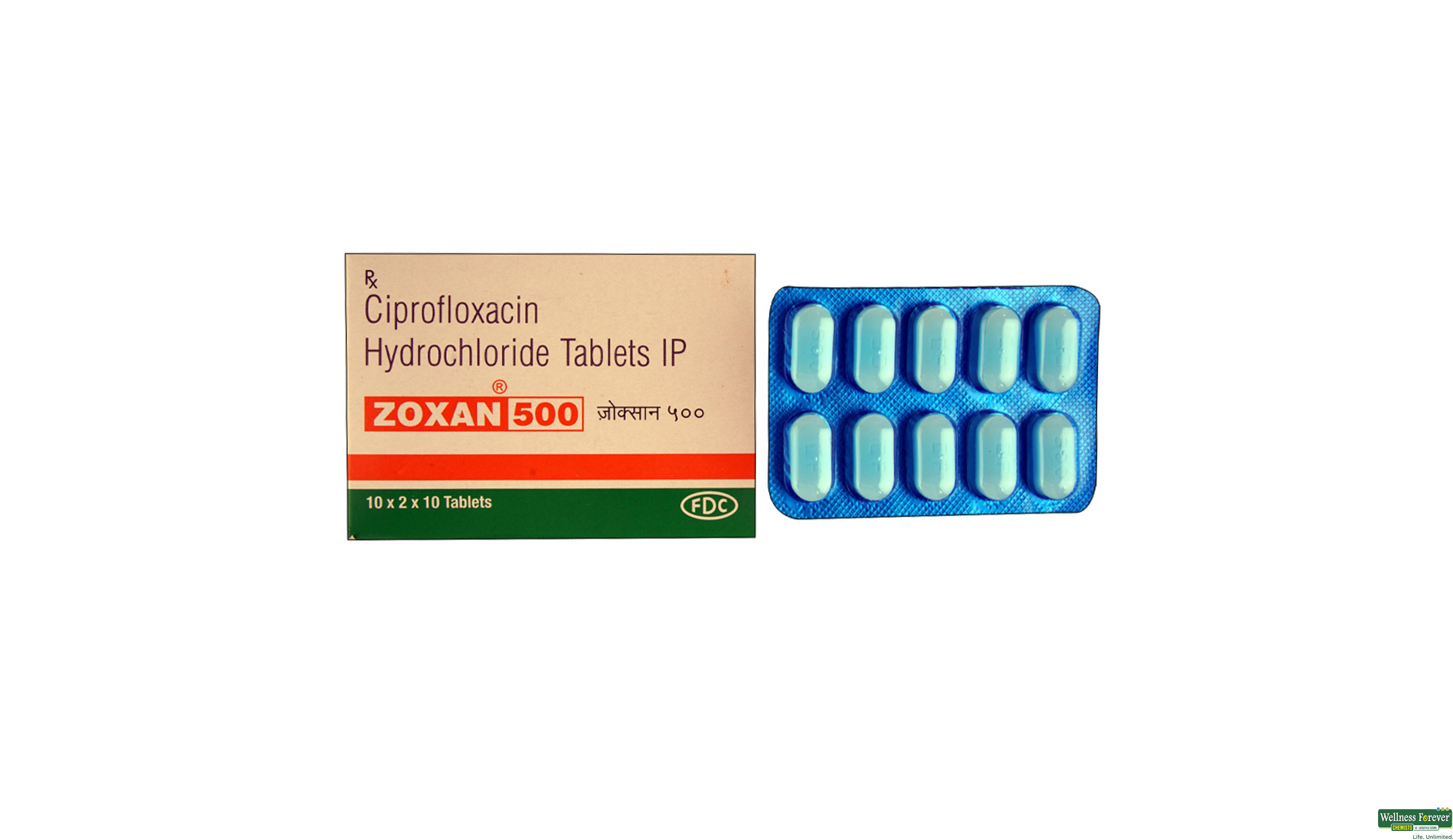 ZOXAN 500MG 10TAB- 1, 10TAB, null