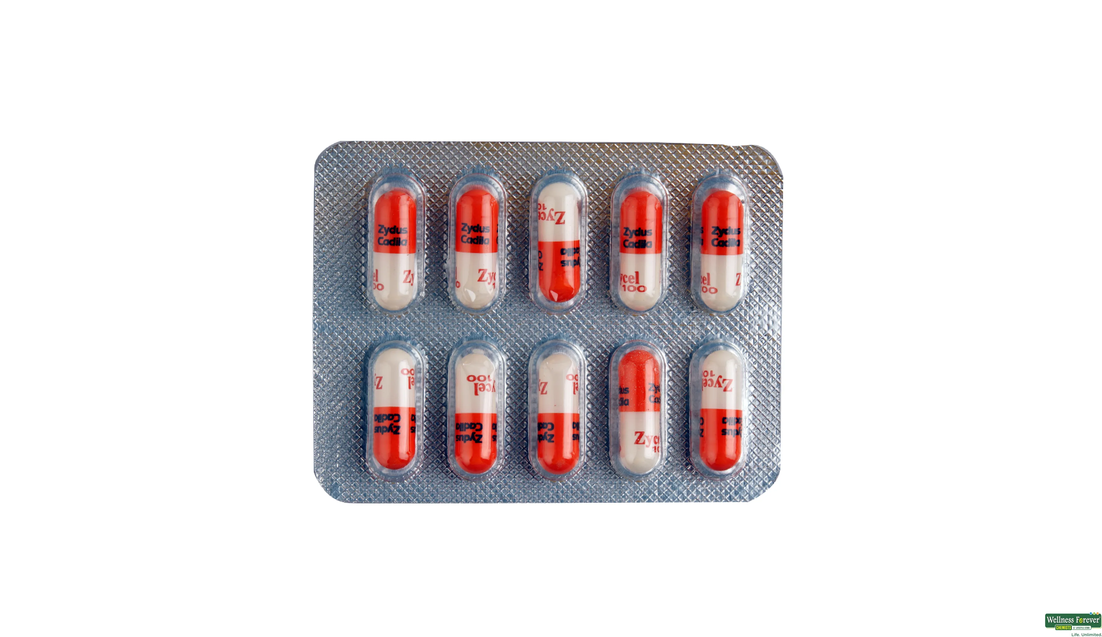 ZYCEL 100MG 10CAP- 1, 10CAP, 