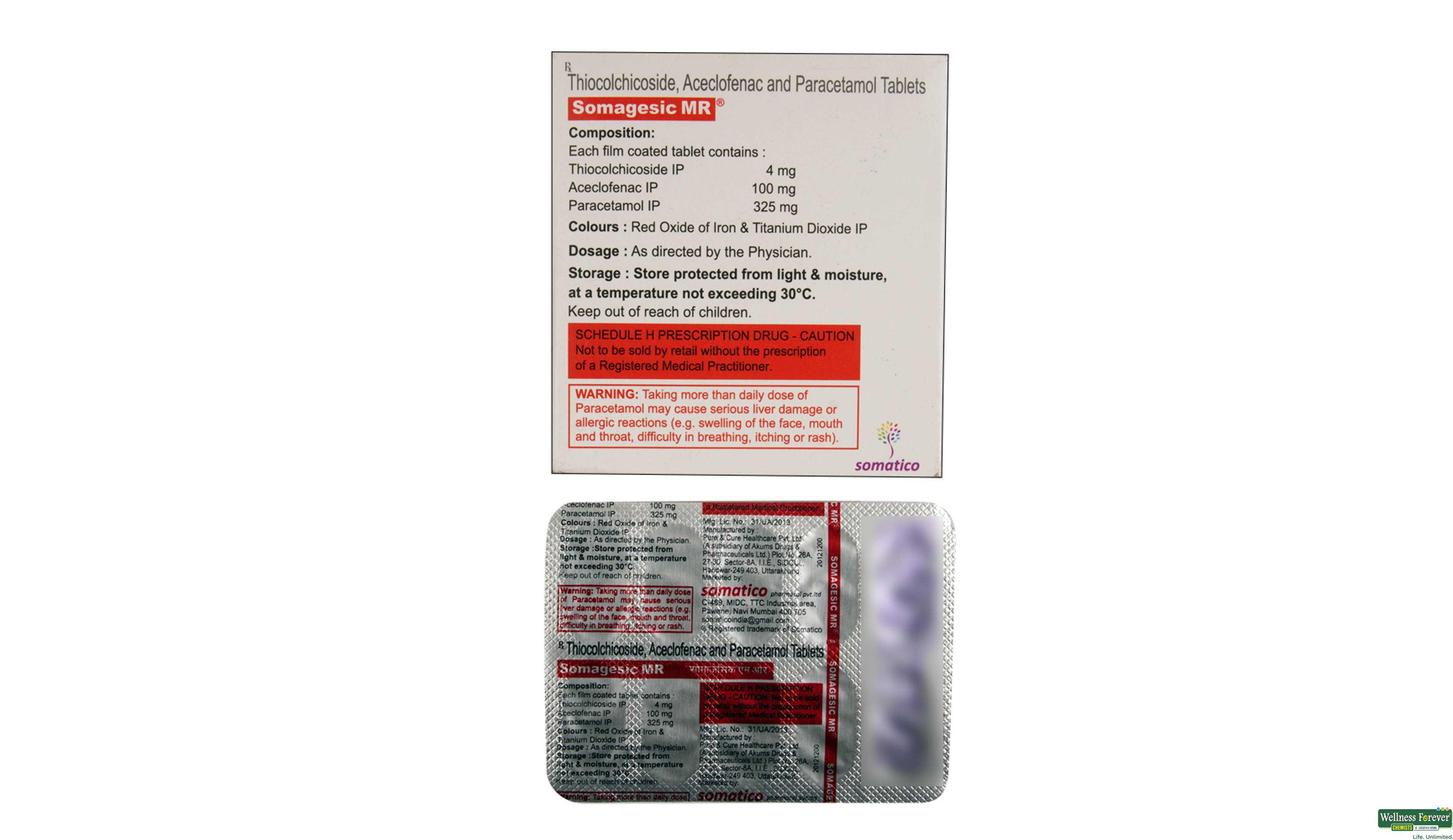 SOMAGESIC-MR 10TAB- 1, 10TAB, 