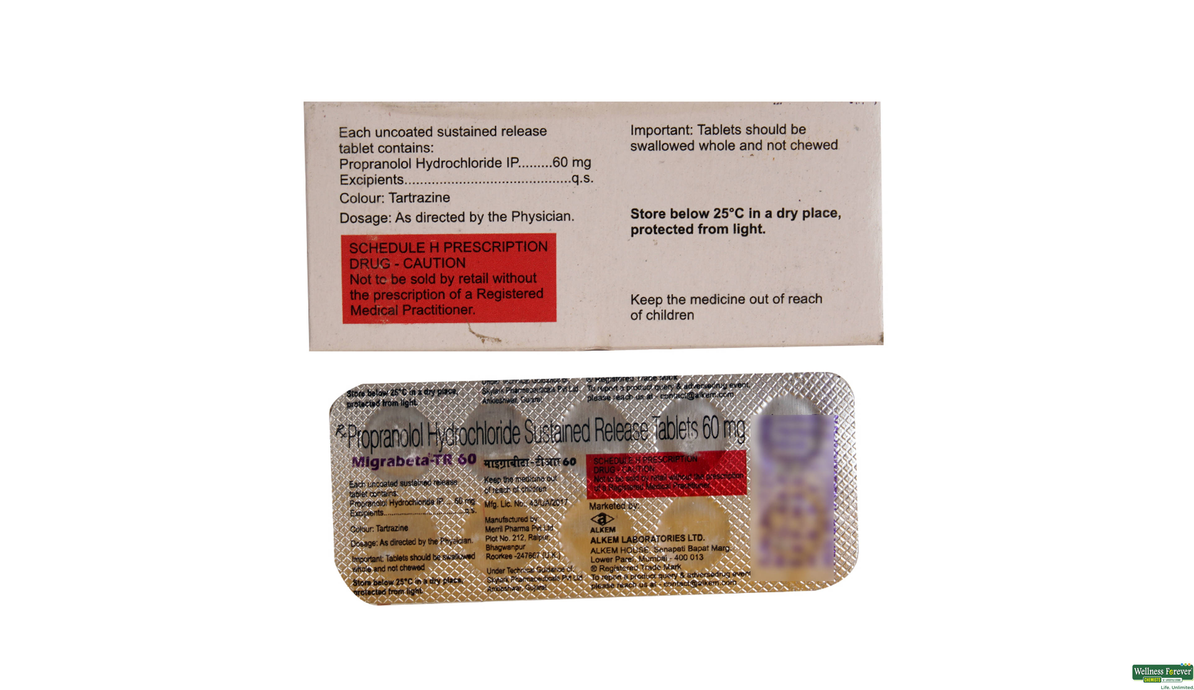 MIGRABETA-TR 60MG 10TAB- 2, 10TAB, 