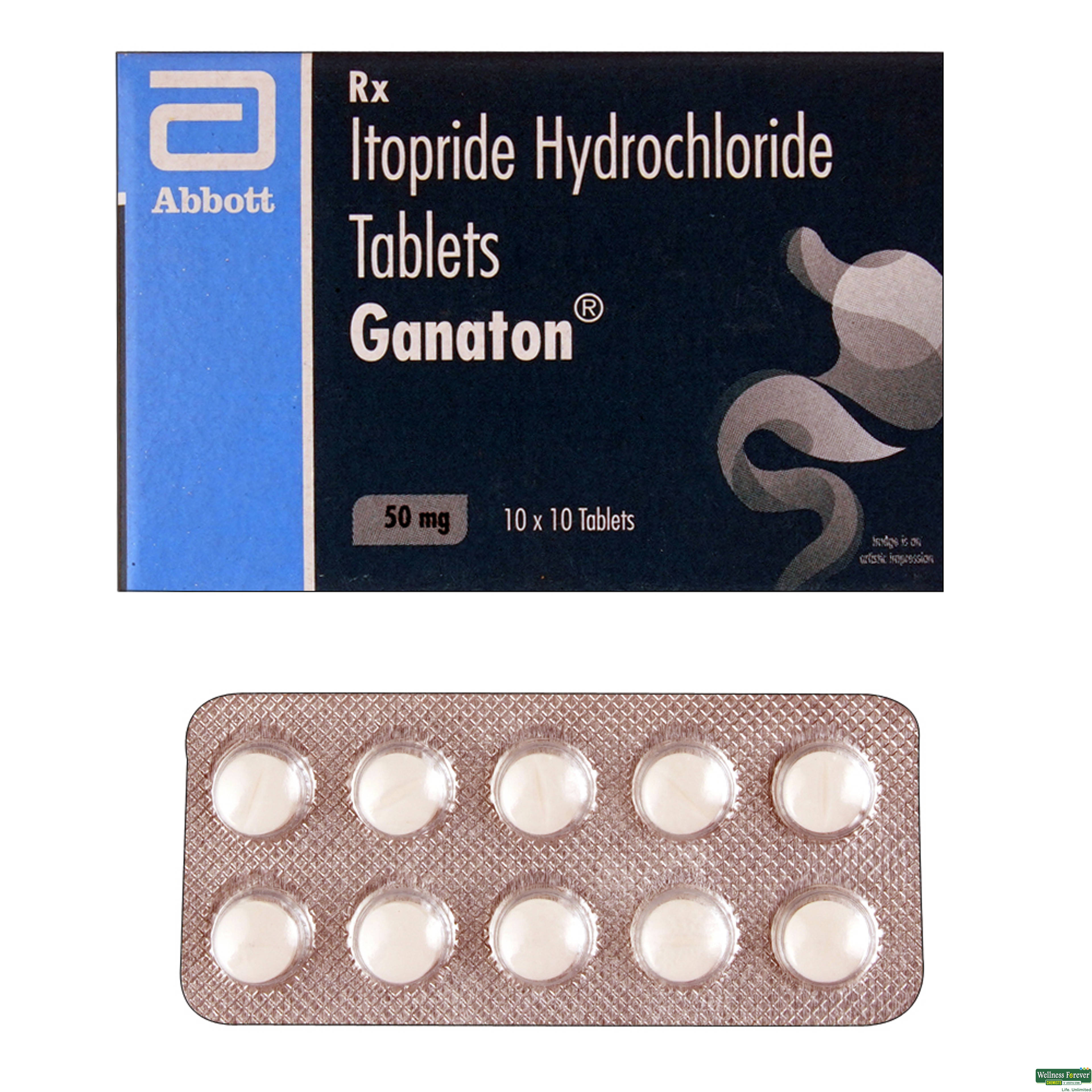 GANATON 50MG 10TAB-image