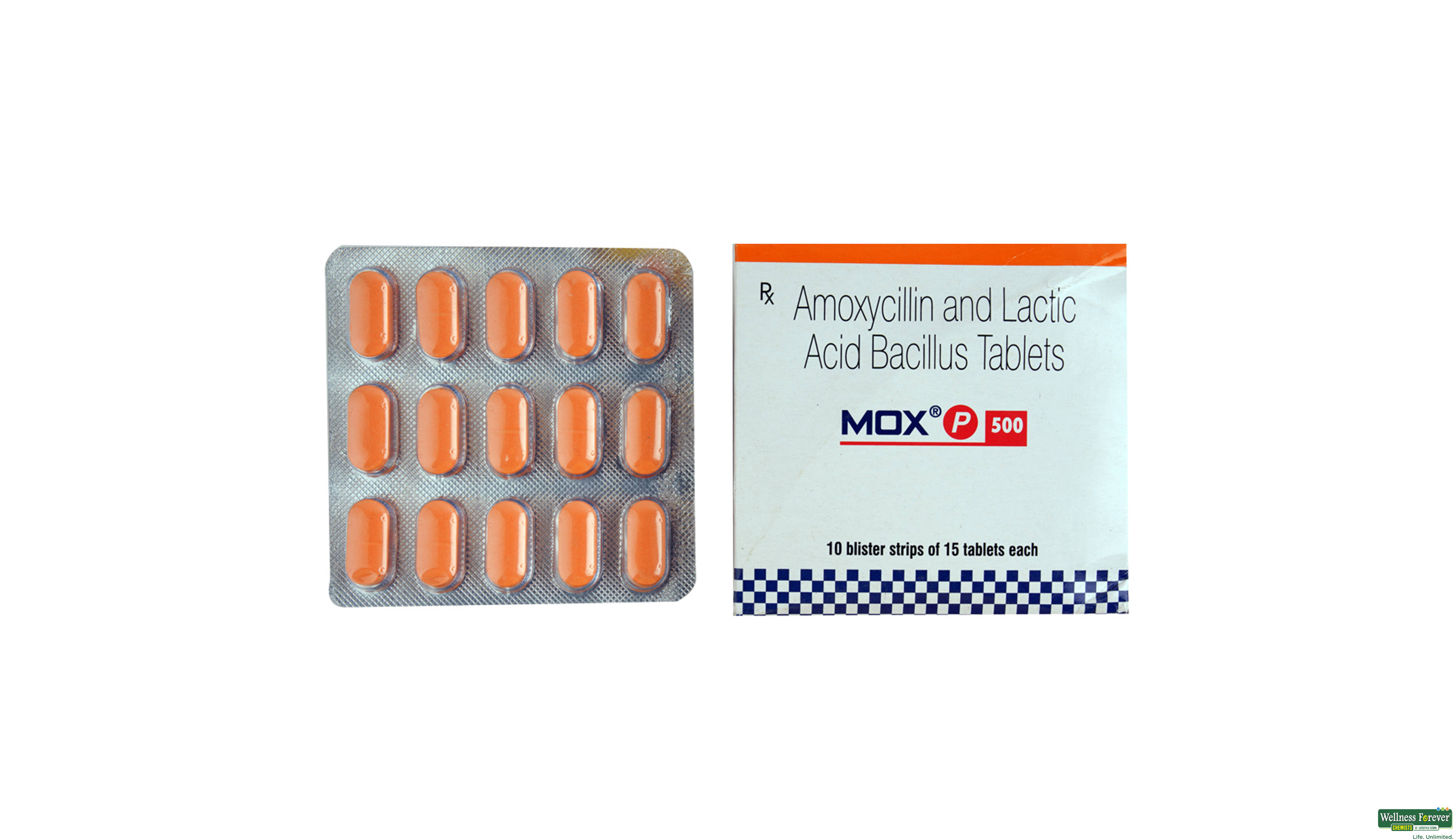 MOX-P 500MG 15TAB- 1, 15TAB, 