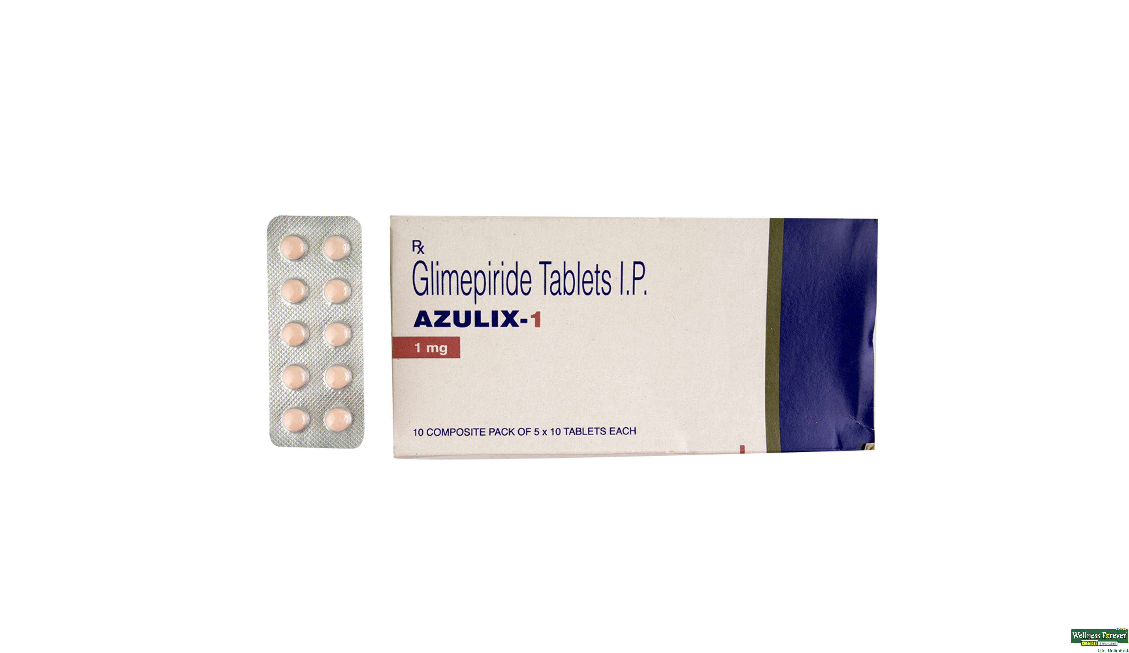 AZULIX 1MG 10TAB- 1, 10TAB, 
