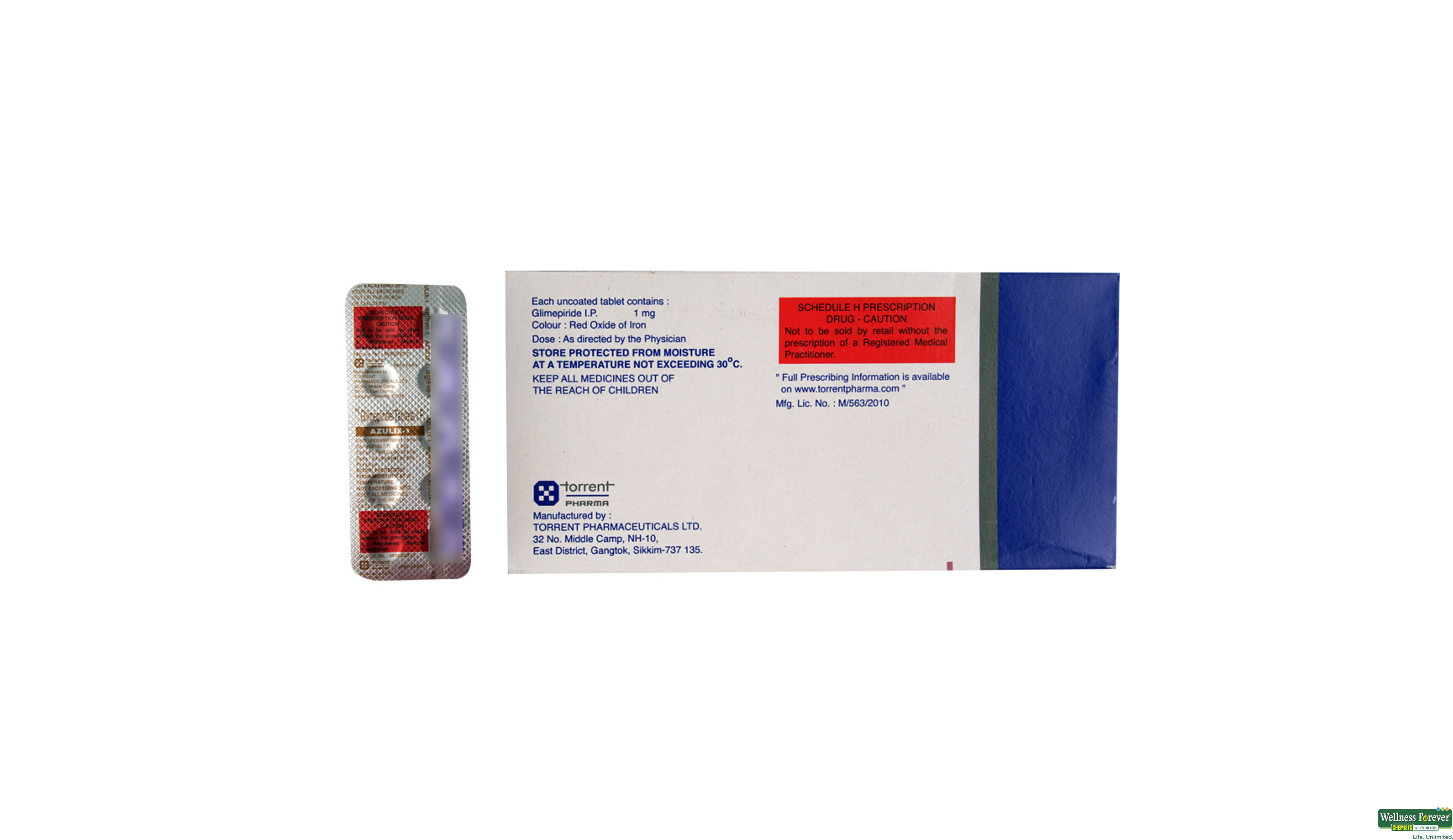 AZULIX 1MG 10TAB- 2, 10TAB, 