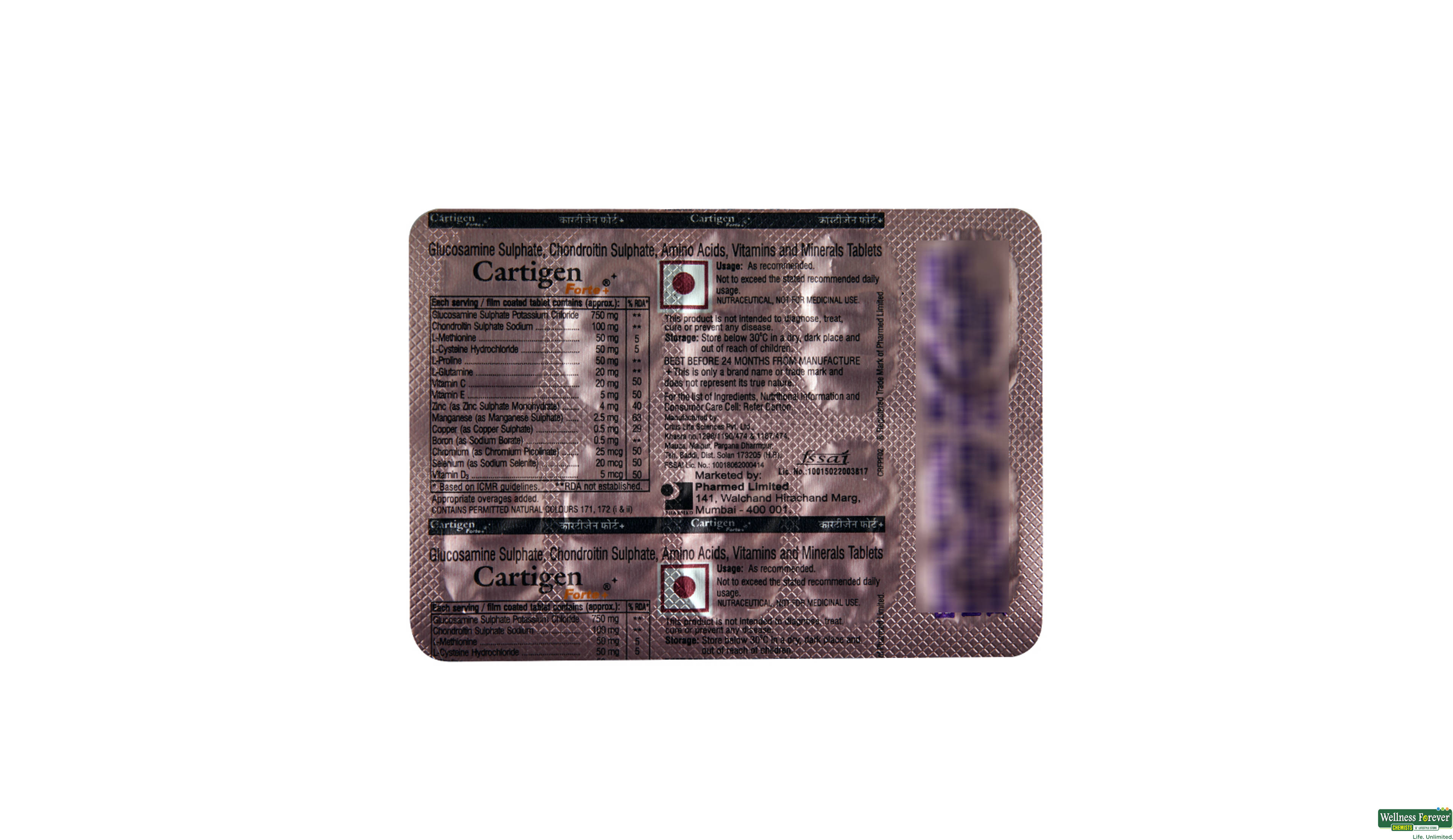 CARTIGEN FORTE PLUS 10TAB- 2, 10TAB, 