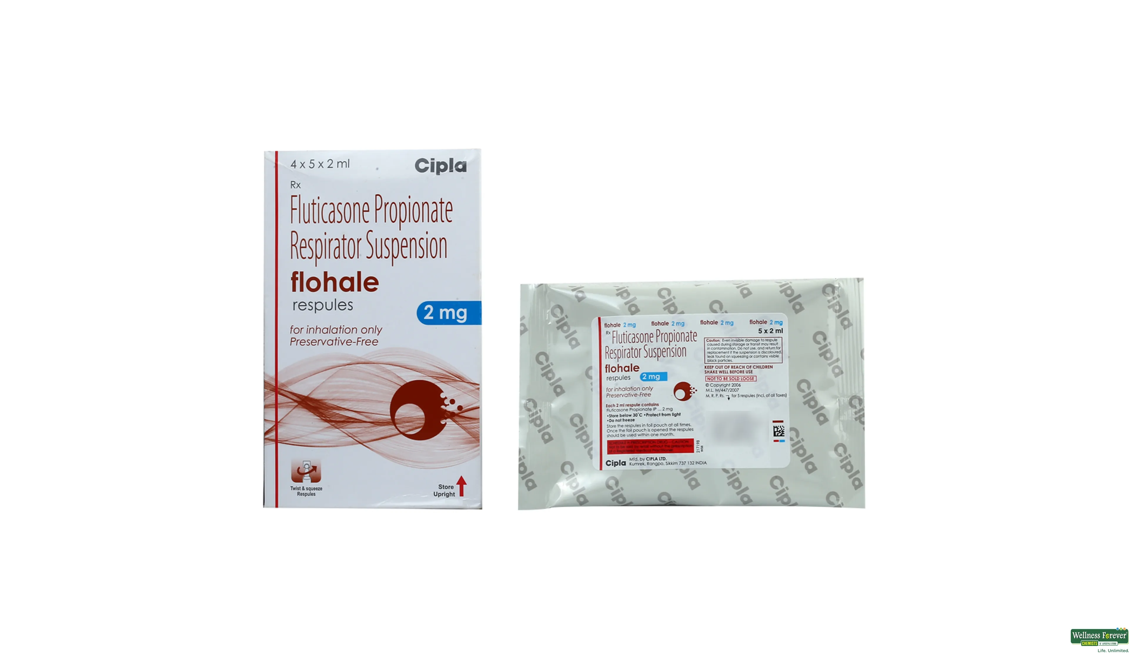 FLOHALE 2MG RESPULES 2ML- 1, 2ML, 