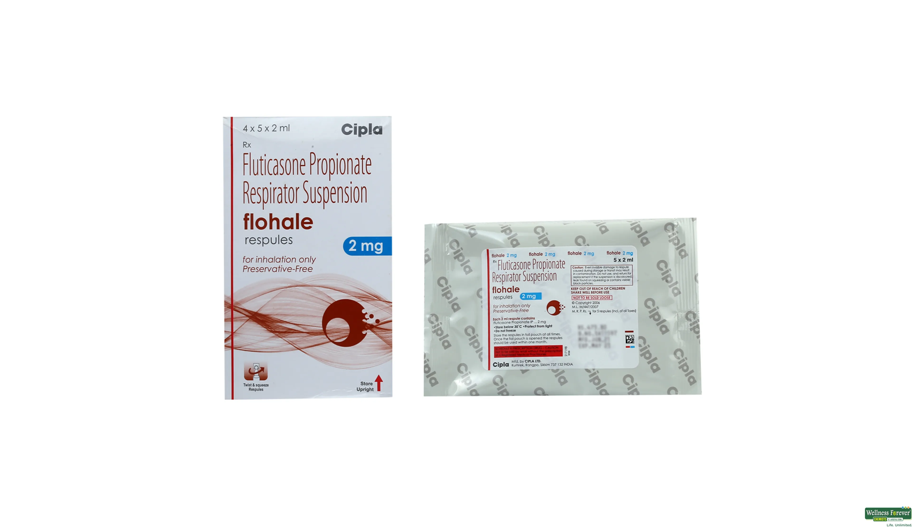 FLOHALE 2MG RESPULES 2ML- 2, 2ML, 