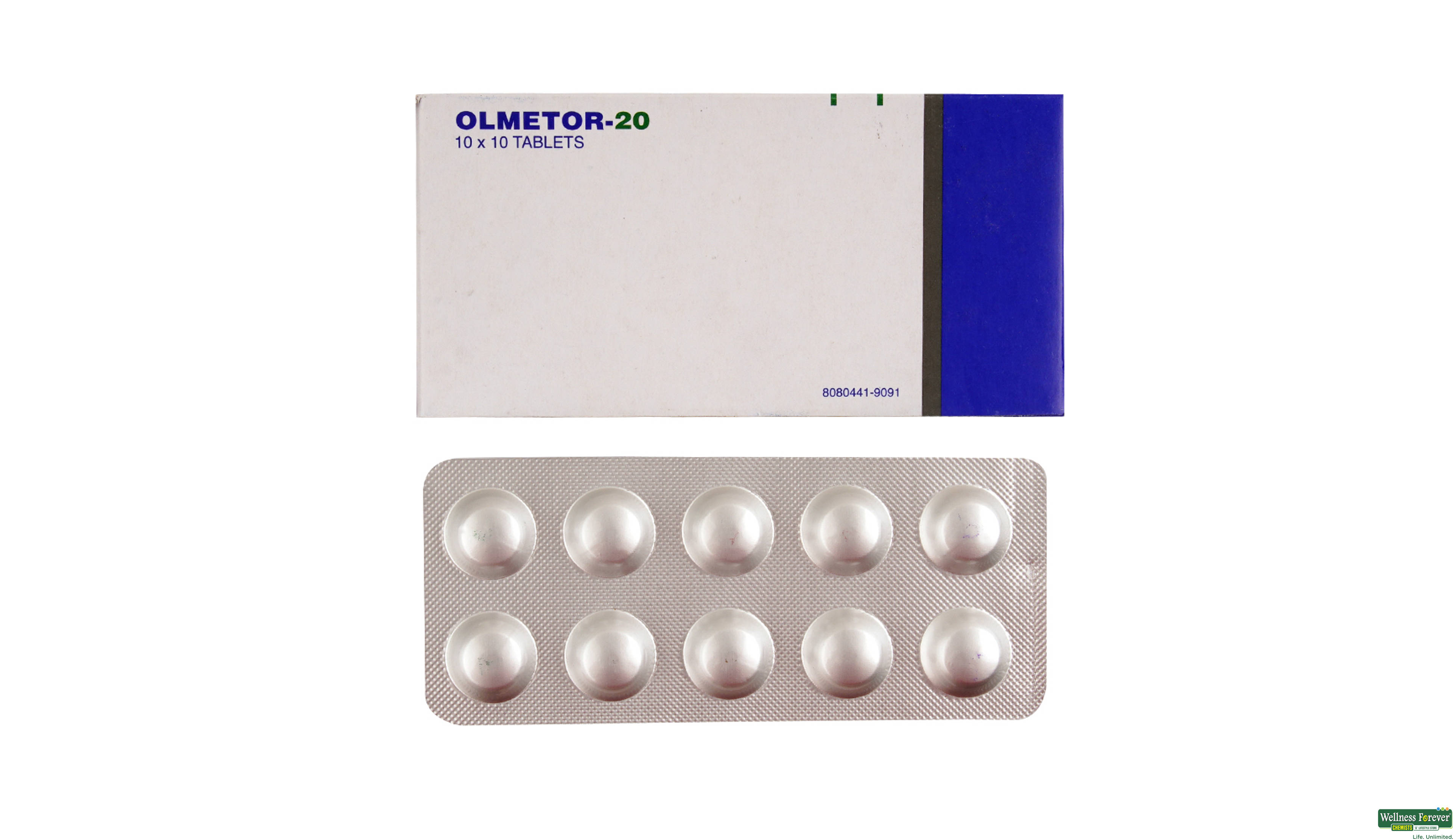 OLMETOR 20MG 10TAB- 1, 10TAB, 