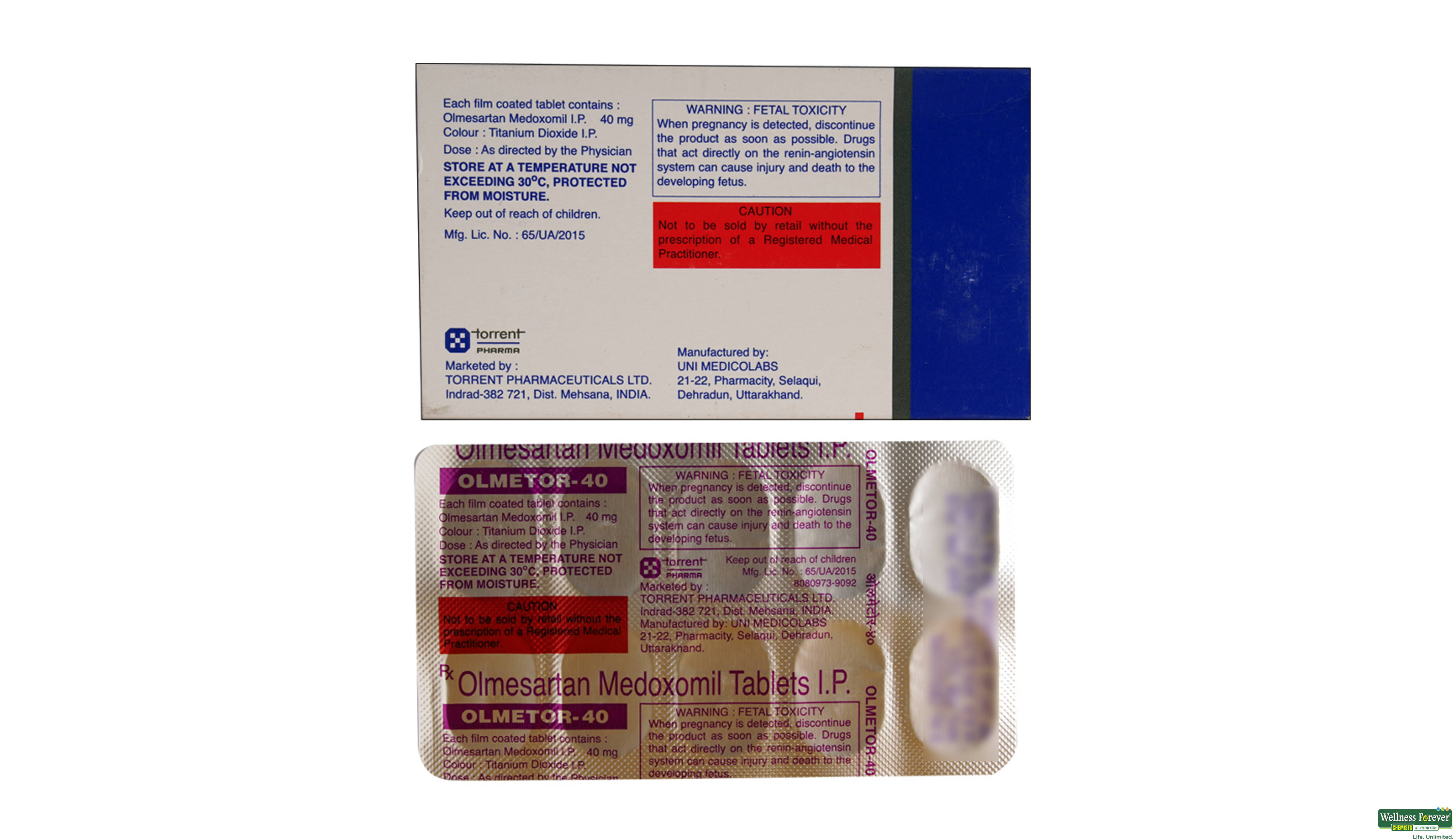 OLMETOR 40MG 10TAB- 2, 10TAB, 