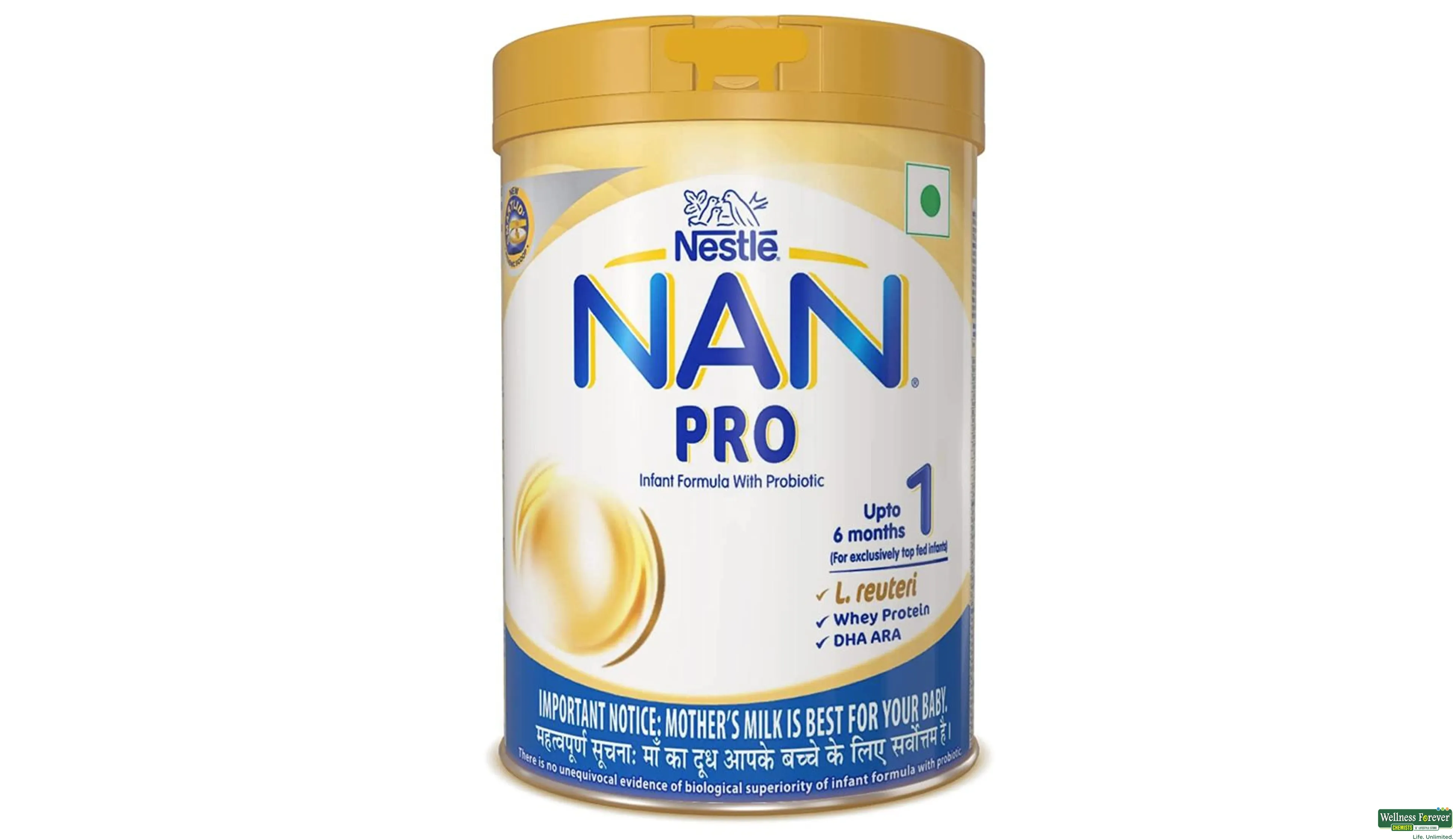 Nestle Nan Pro 1 Infant Formula Powder (Upto 6 Months) (400gm