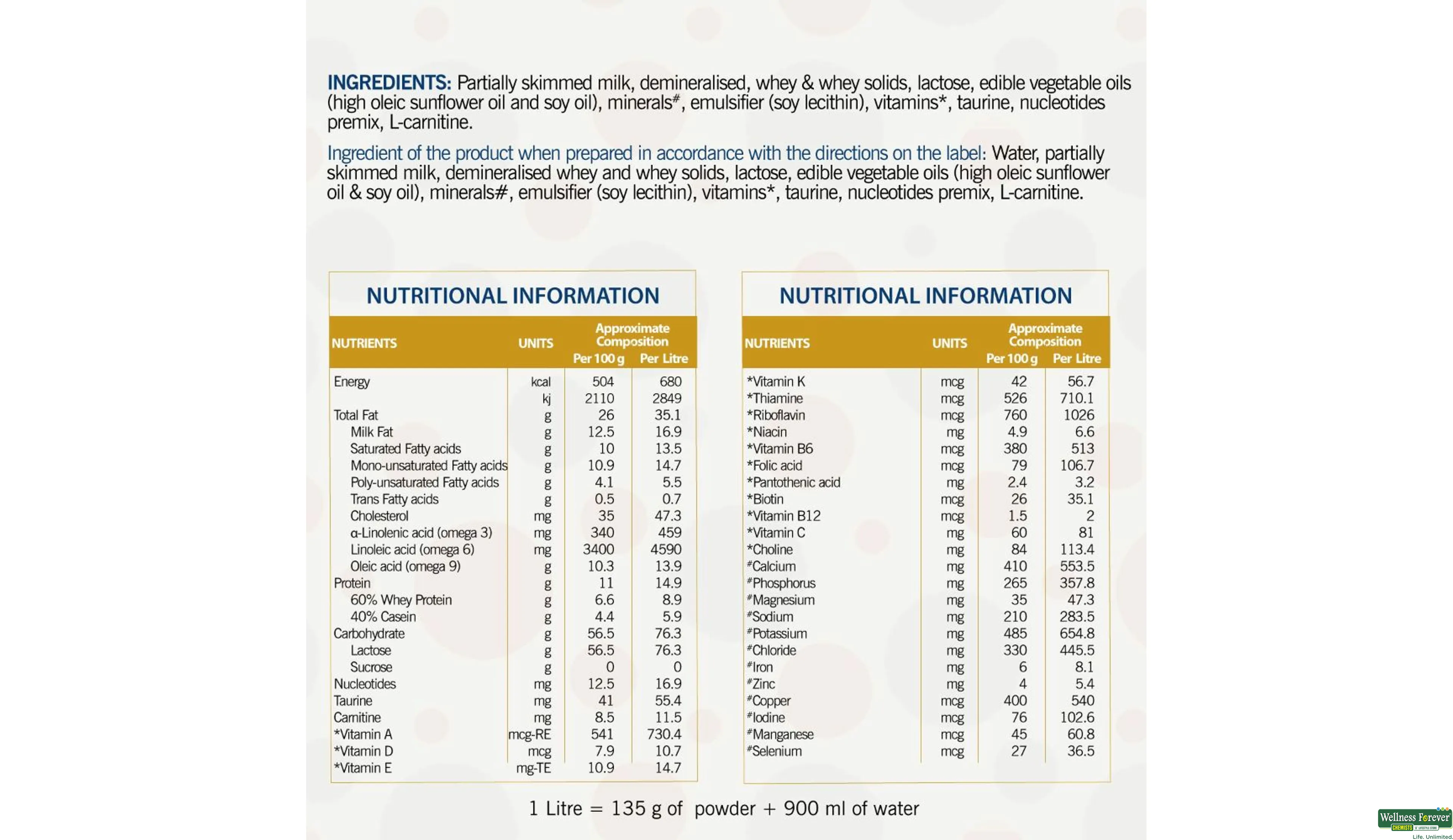 DEXOLAC-PREMIUM 1 POW 400GM ##- 5, 400GM, 