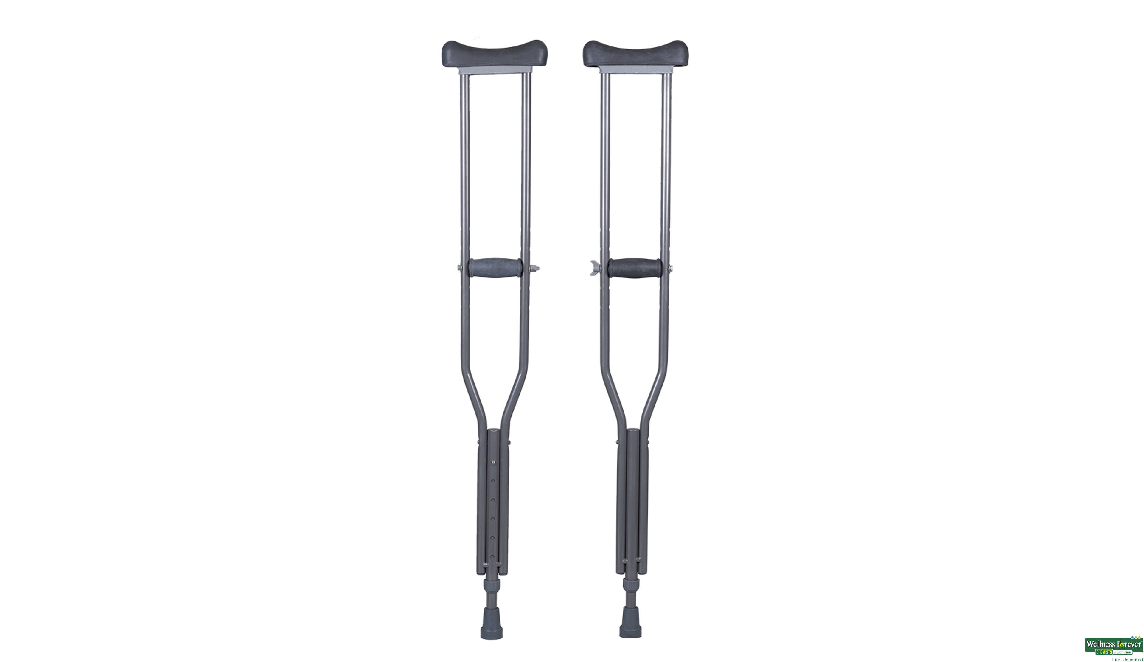 VISSCO ARM CRUTCHES AXILLARY S 1PAIR- 1, 1PAIR, null