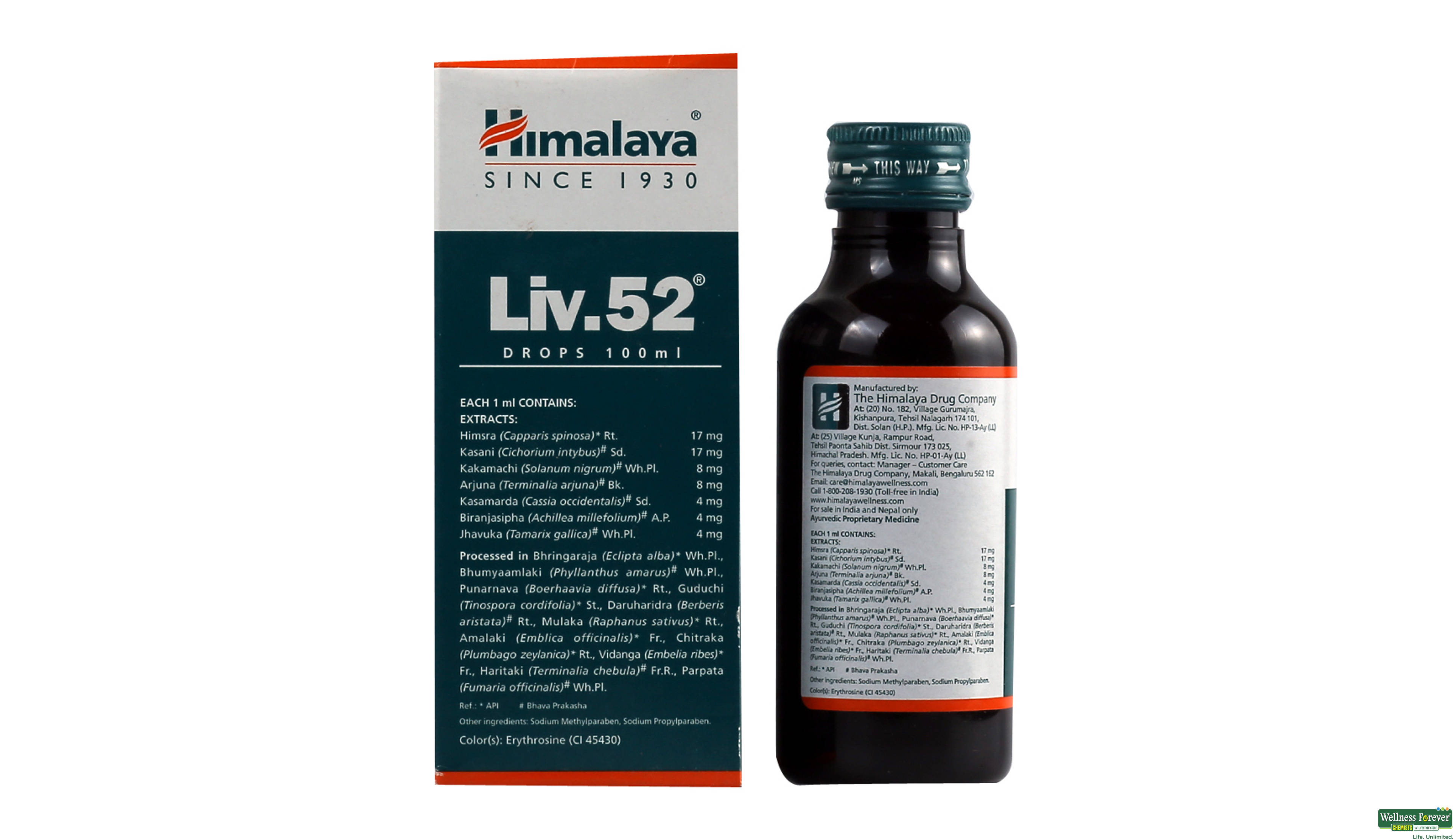 LIV 52 ORAL DROP 100ML- 2, 100ML, 