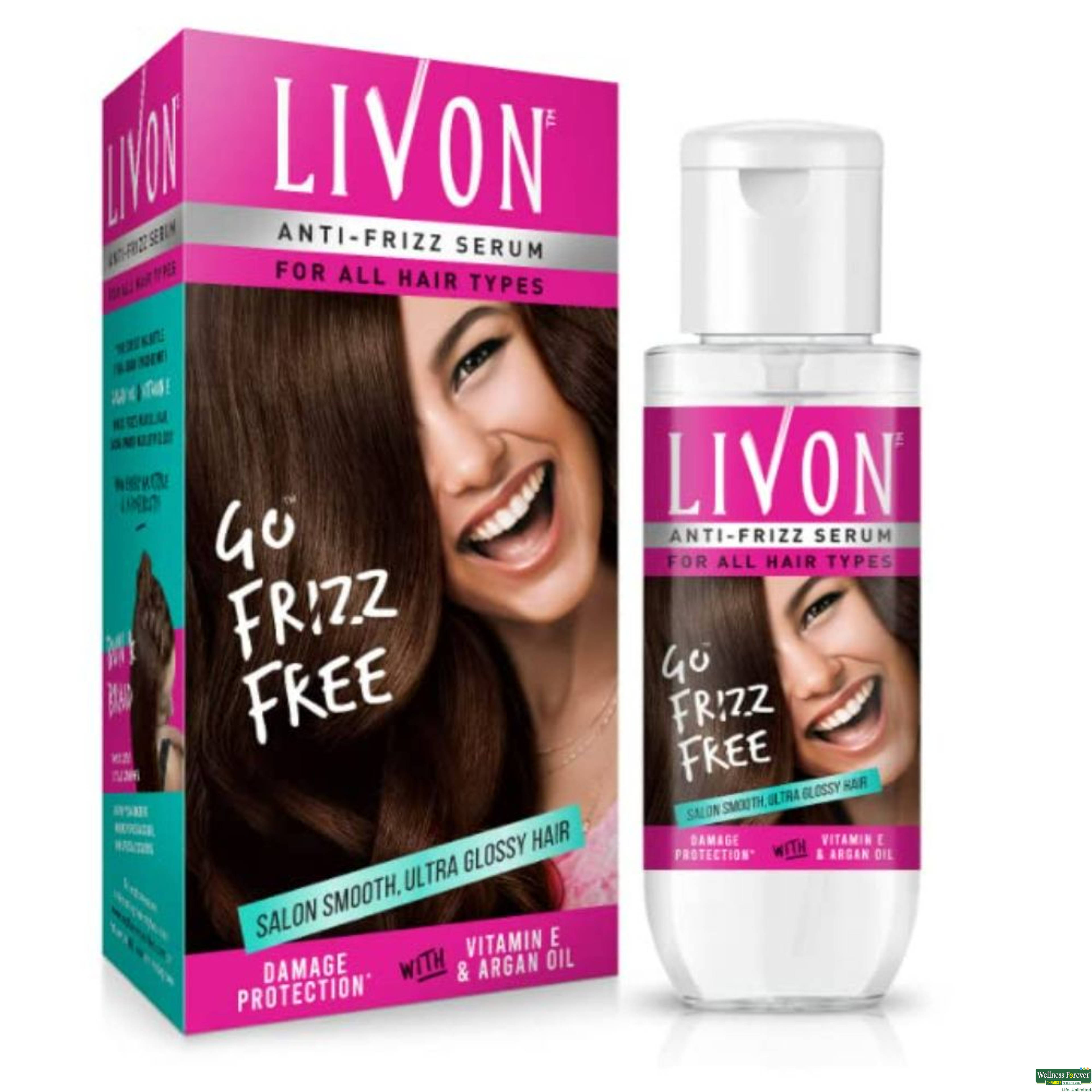 Livon Hair Serum Silky Shiny 100Ml-image