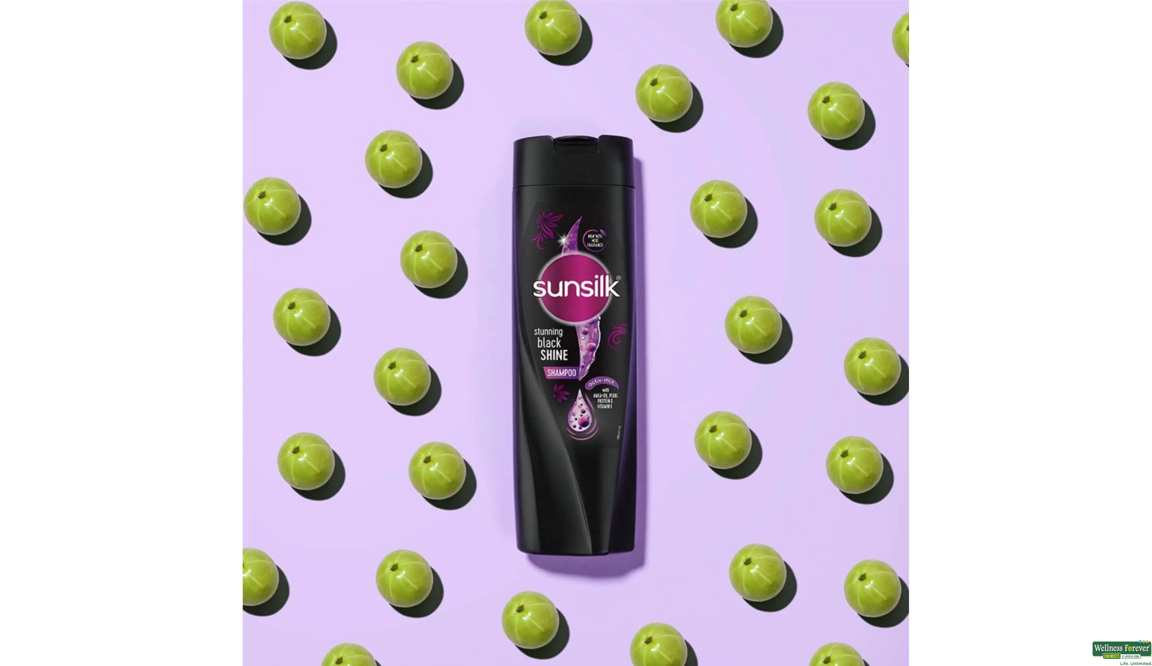 Sunsilk Stunning Black Shine Shampoo 360 ml, With Amla + Oil & Pearl  Protein, Gives Shiny, Moisturised, Fuller Hair