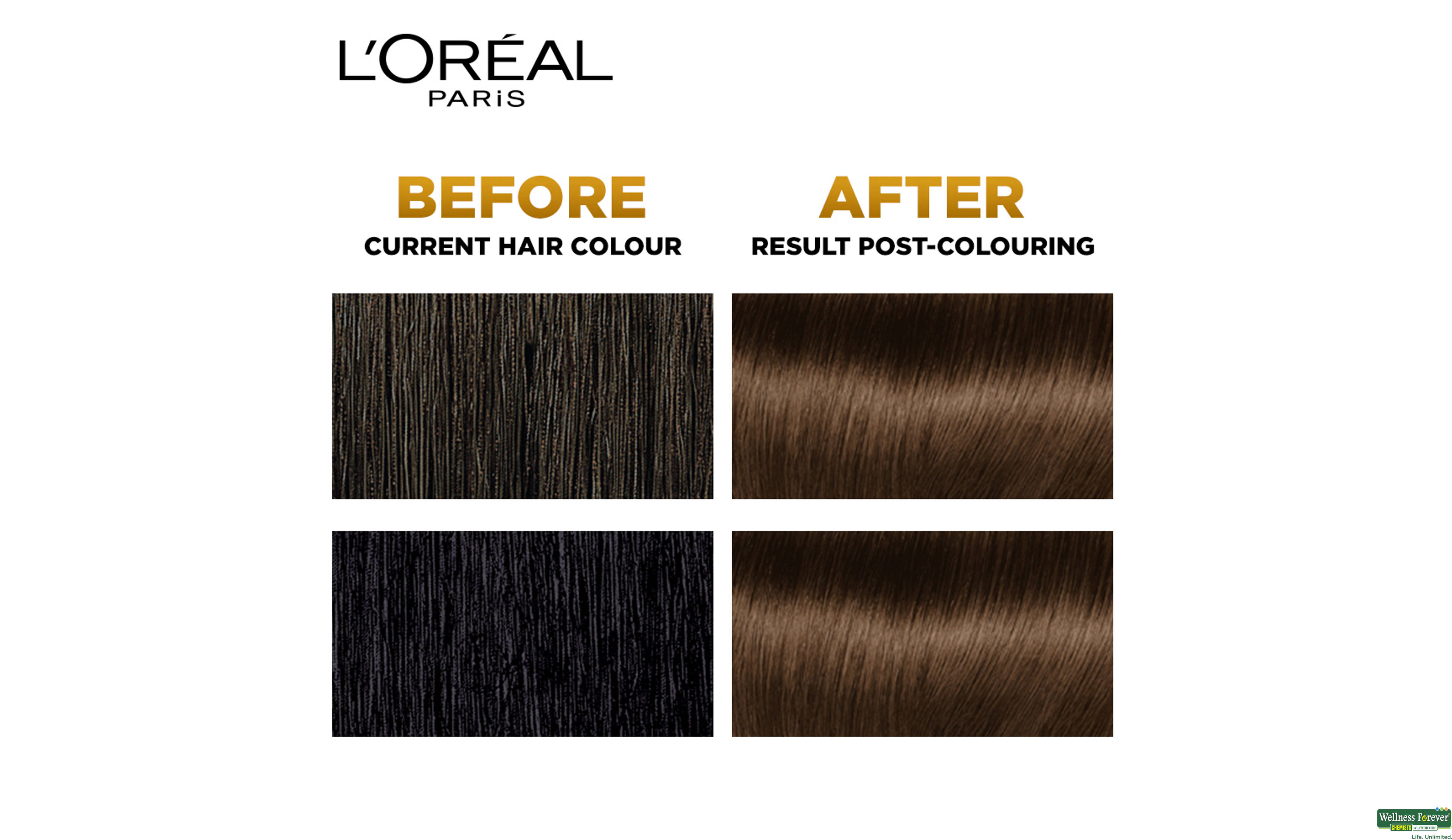 LOREAL HR/COLOR EXCE NATURAL BROWN 5 1PC- 6, 1PC, 