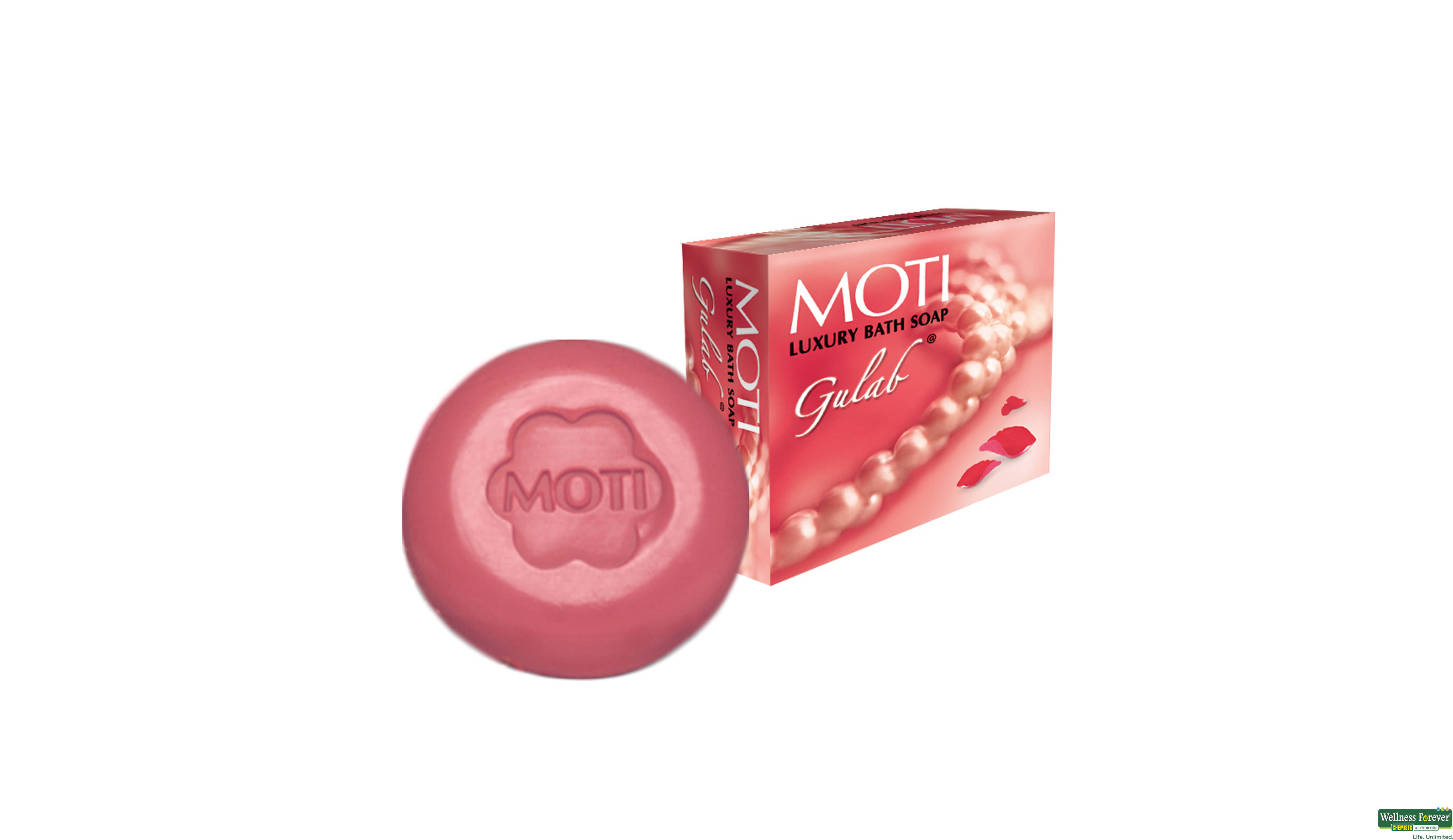 MOTI SOAP GULAB 150GM- 5, 150GM, null