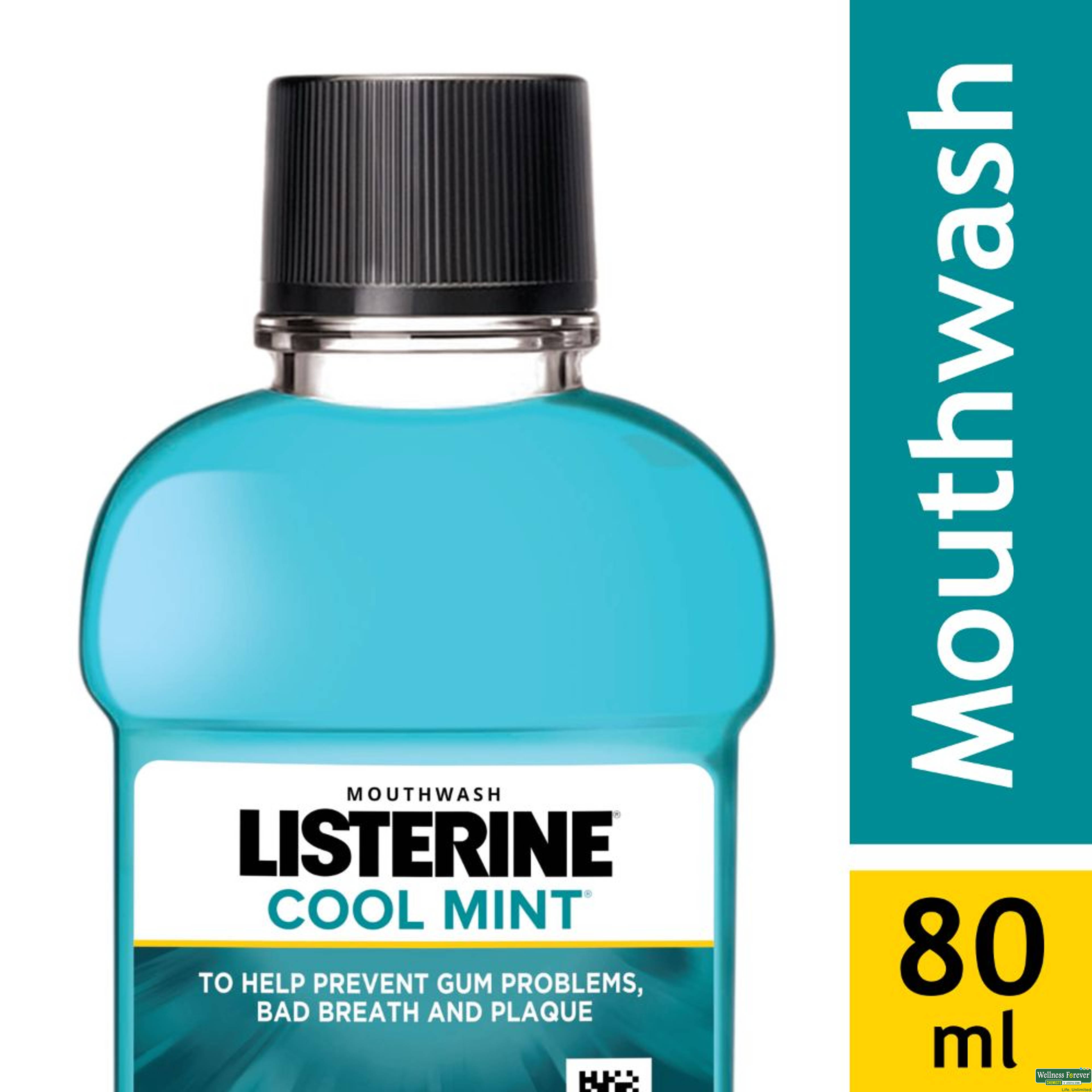 LISTERINE M/WASH COOL MINT 80ML-image