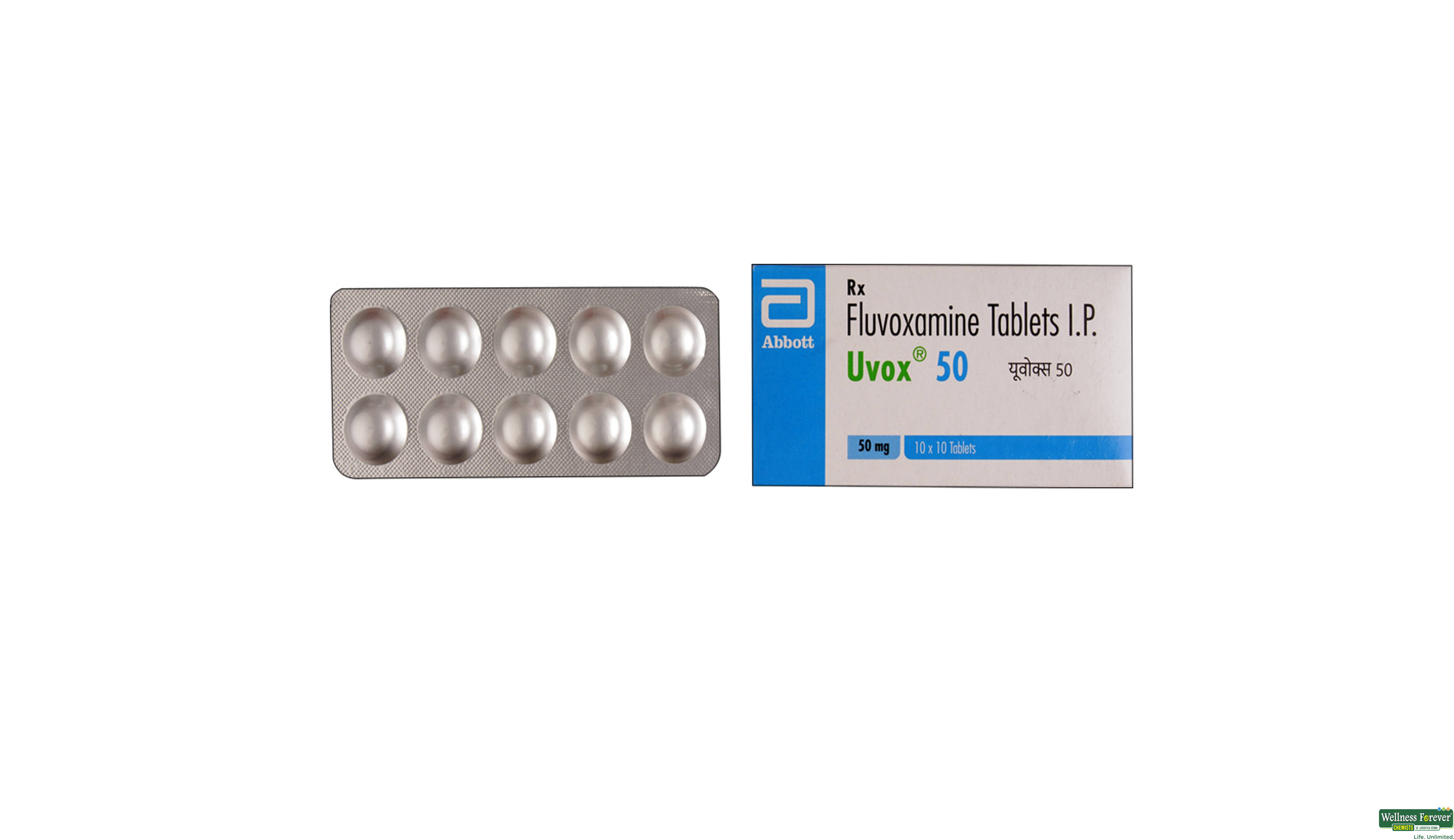 UVOX 50MG 10TAB- 2, 10TAB, 