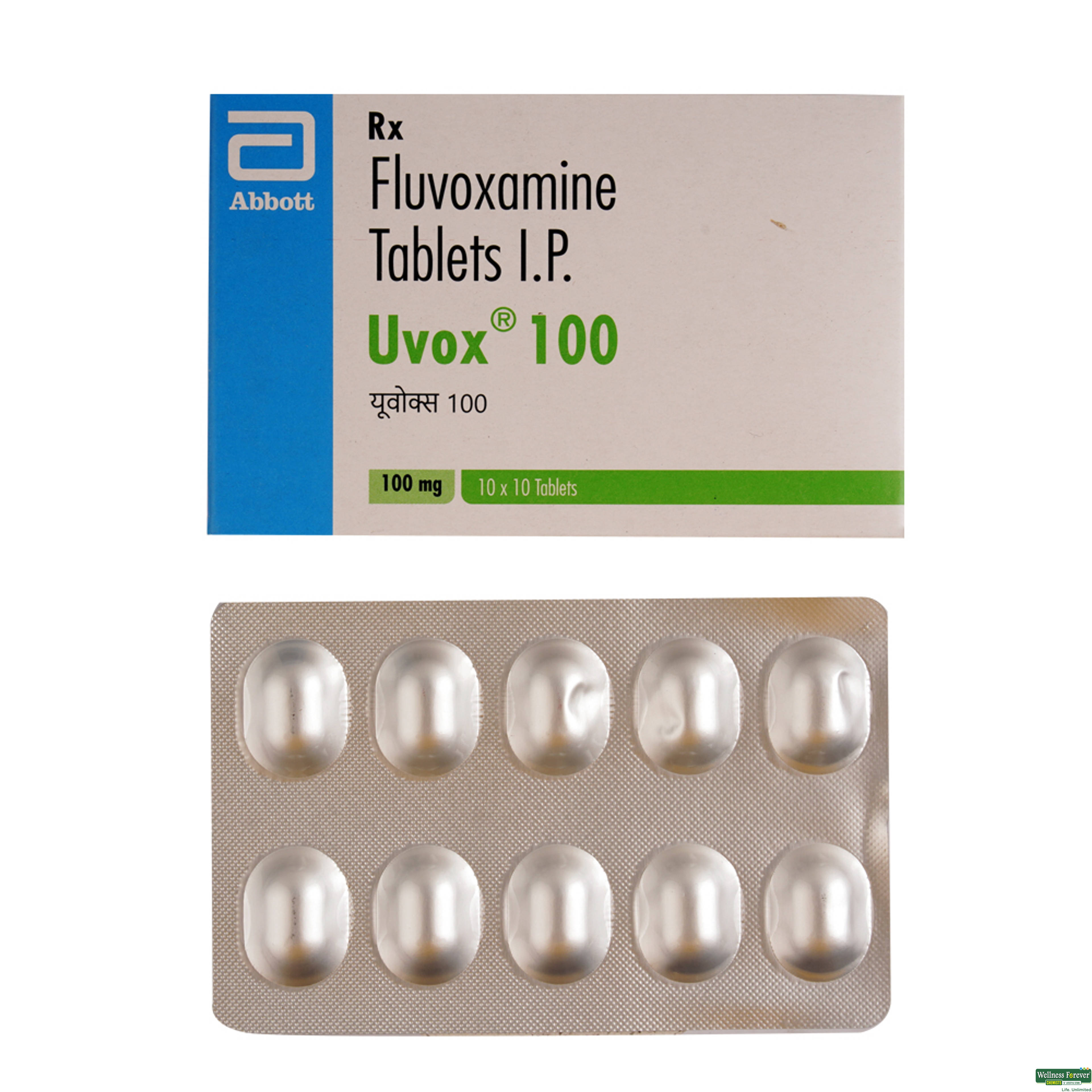 Uvox 100mg 10 Tablets-image