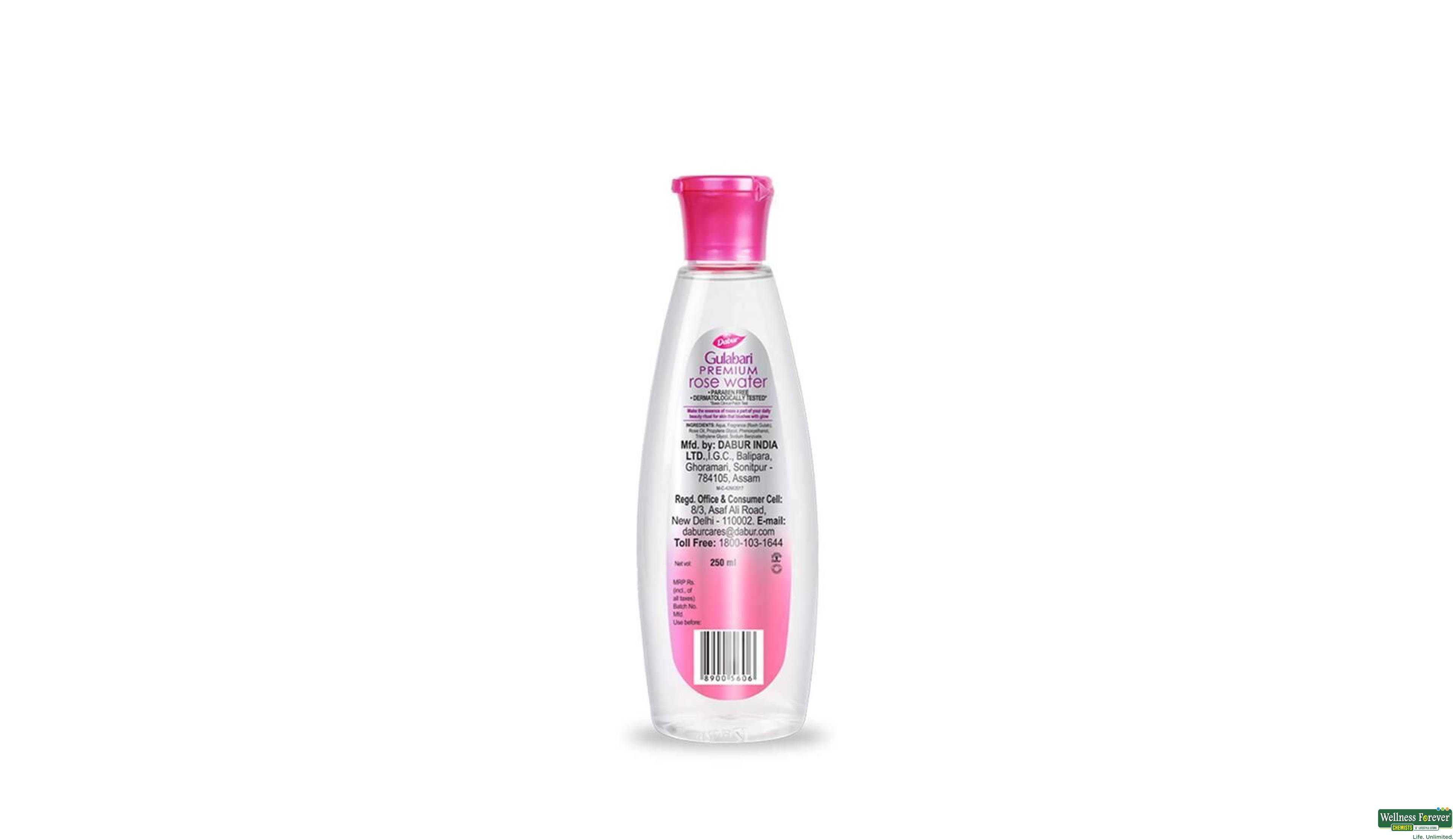 DABUR GULABARI WATER 250ML- 3, 250ML, 