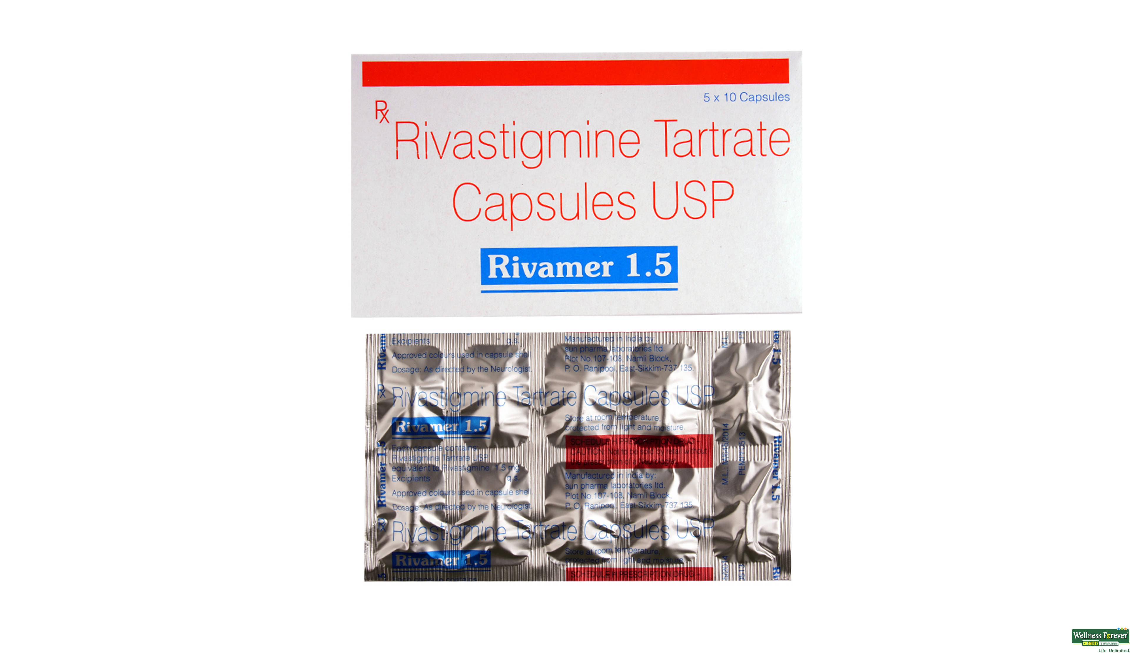 RIVAMER 1.5MG 10CAP- 1, 10CAP, 