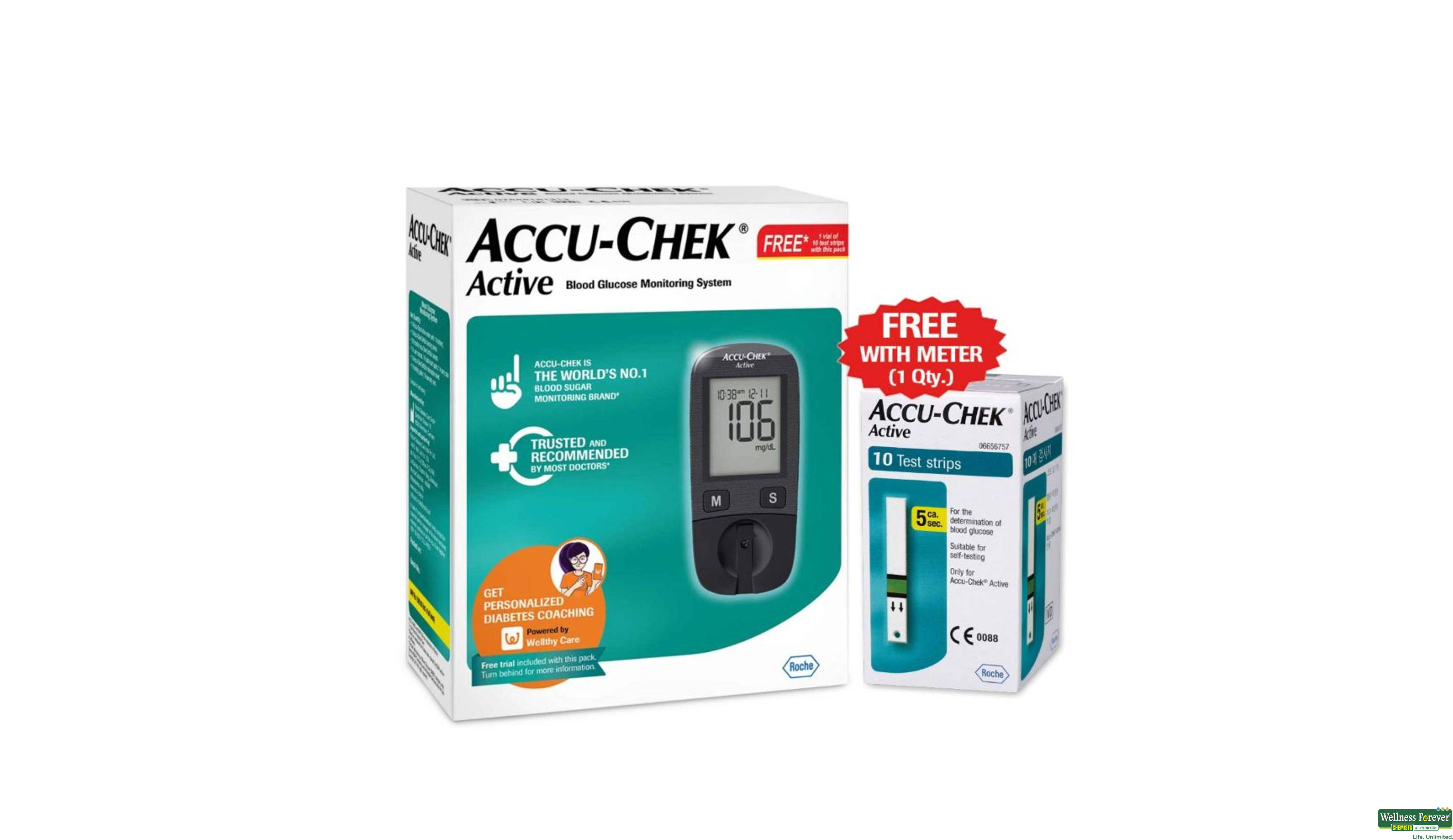 ACCU CHEK ACTIVE MONITOR ROCH- 1, 1PC, 