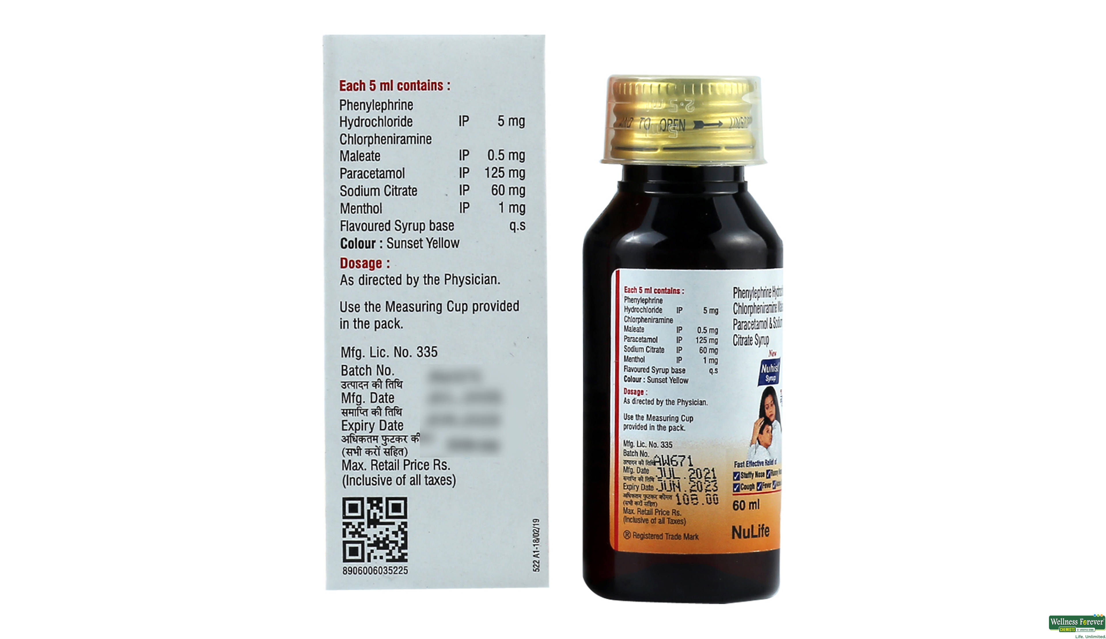 NUHIST SYP 60ML- 2, 60ML, null