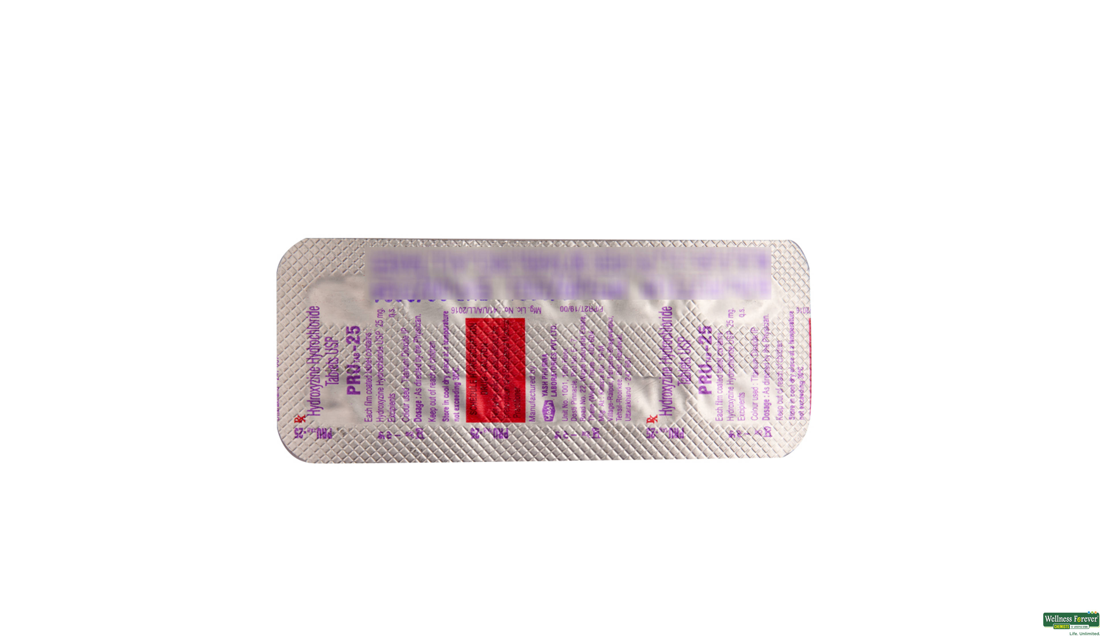 PRU 25MG 10TAB- 2, 10TAB, 