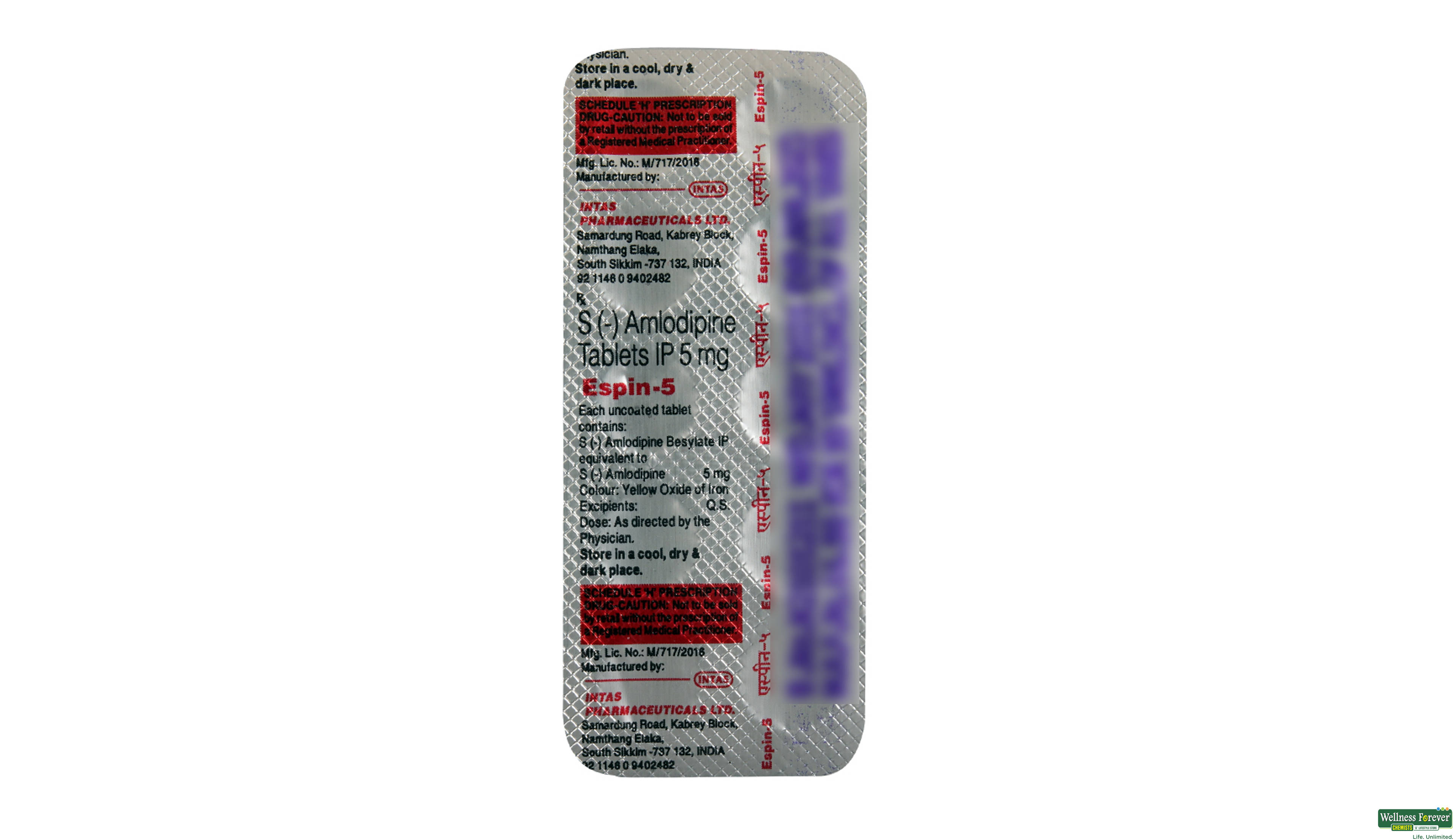ESPIN 5MG 10TAB- 2, 10TAB, 
