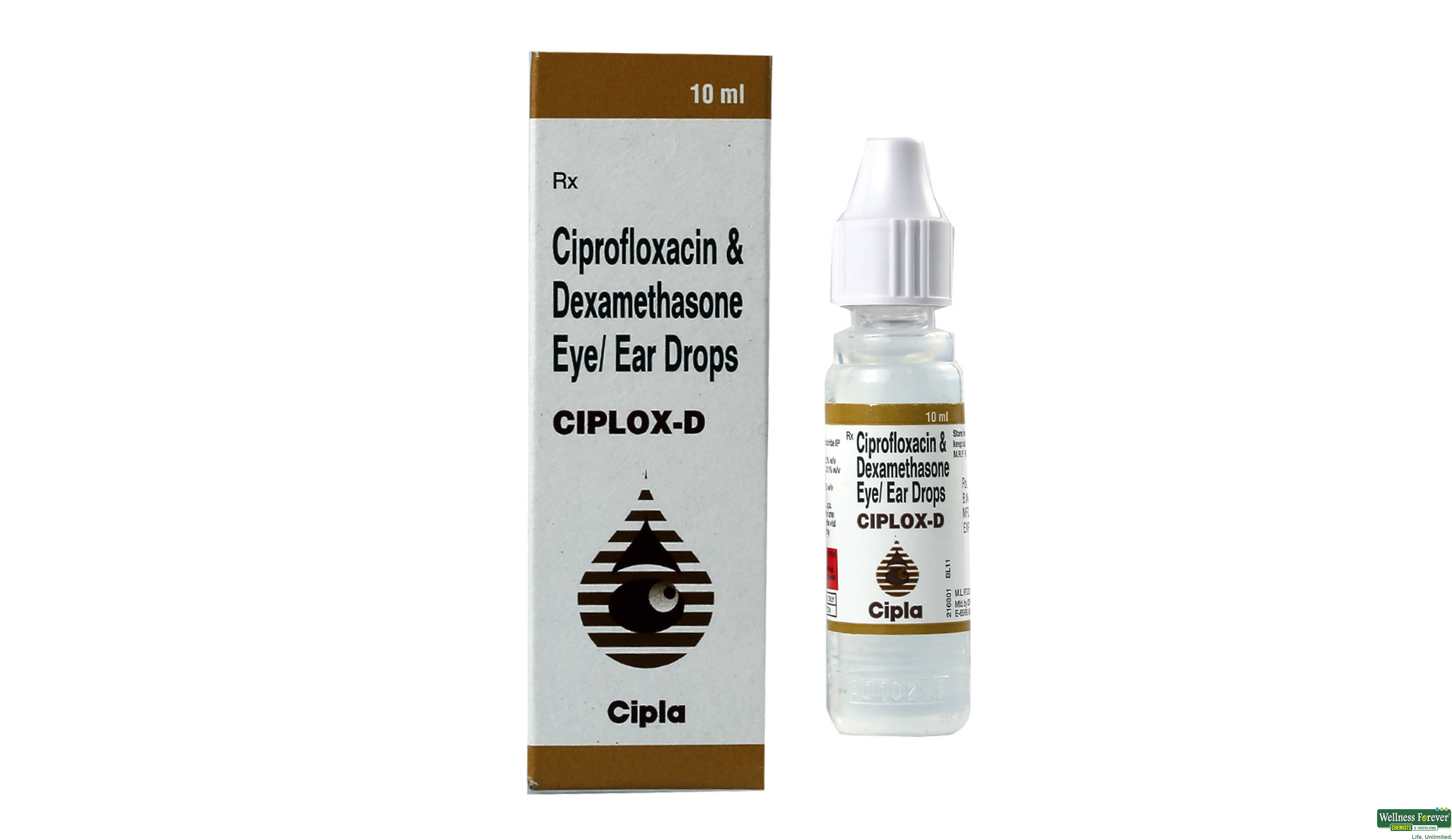 CIPLOX-D E/DROP 10ML- 1, 10ML, null