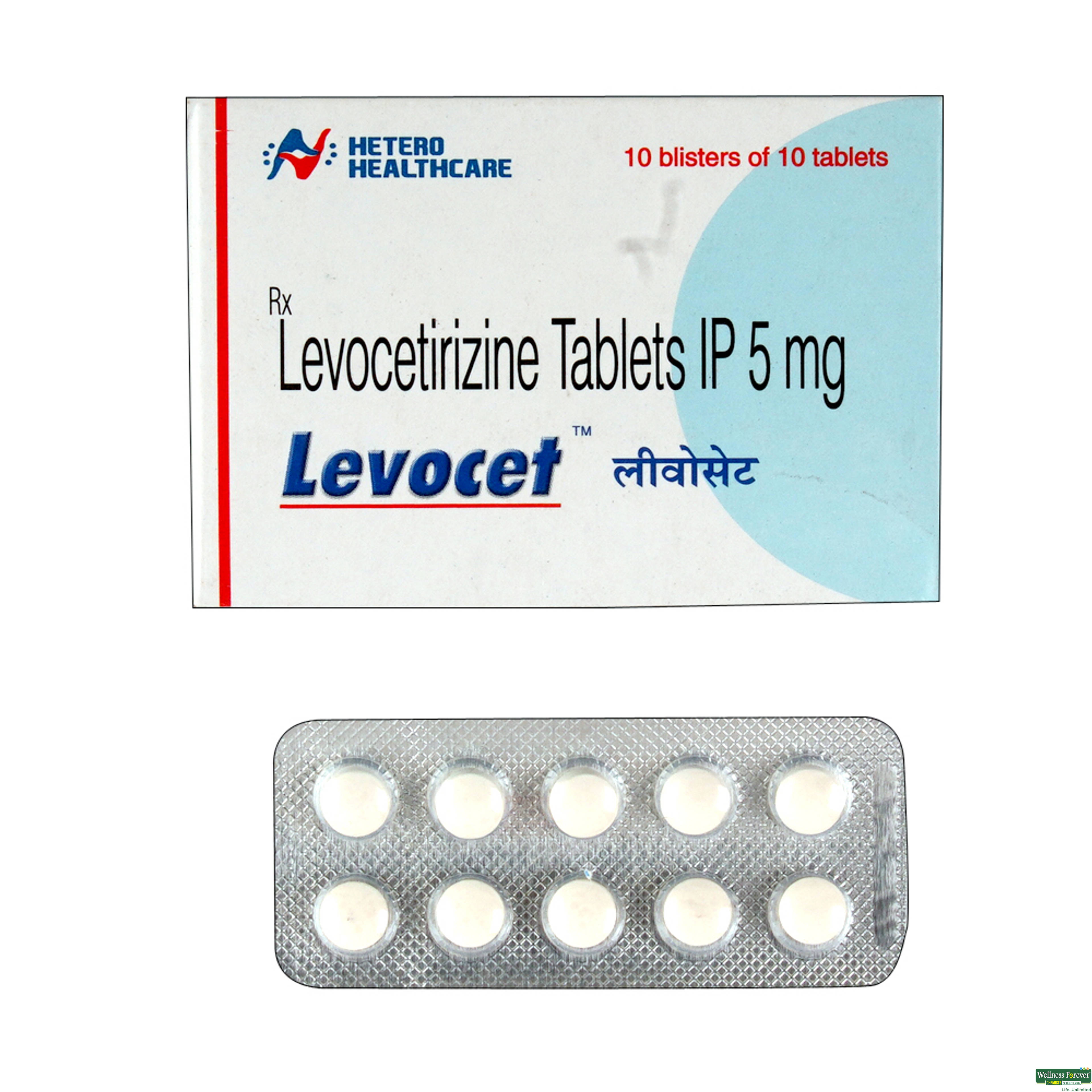 LEVOCET 5MG 10TAB-image