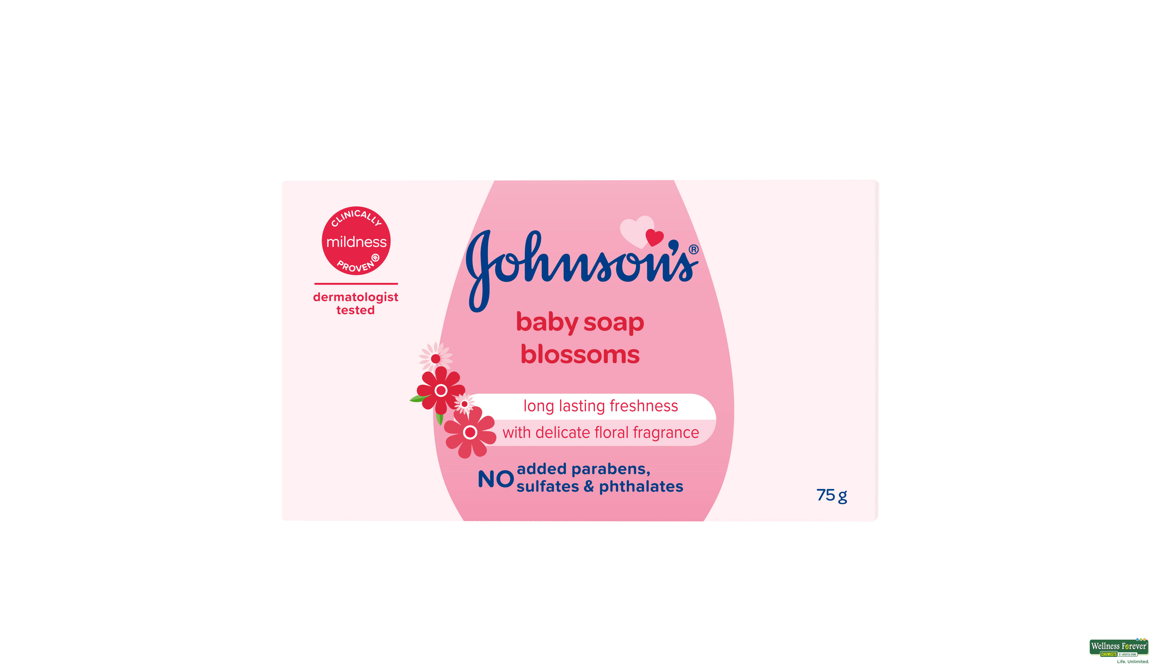 JJ BABY SOAP BLOSSOM 75GM- 1, 75GM, 