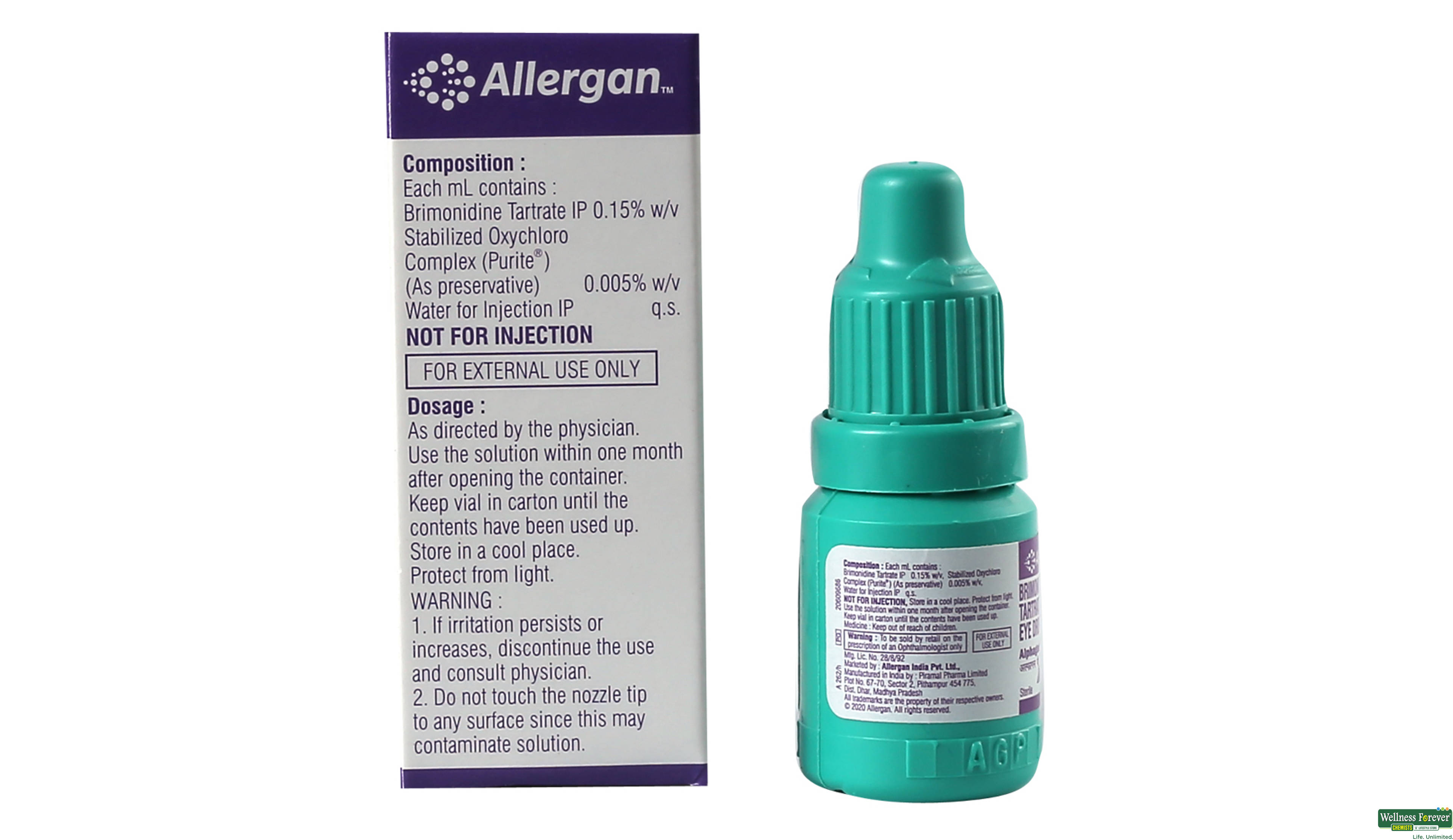 ALPHAGAN-P E/DROP 5ML- 2, 5ML, 