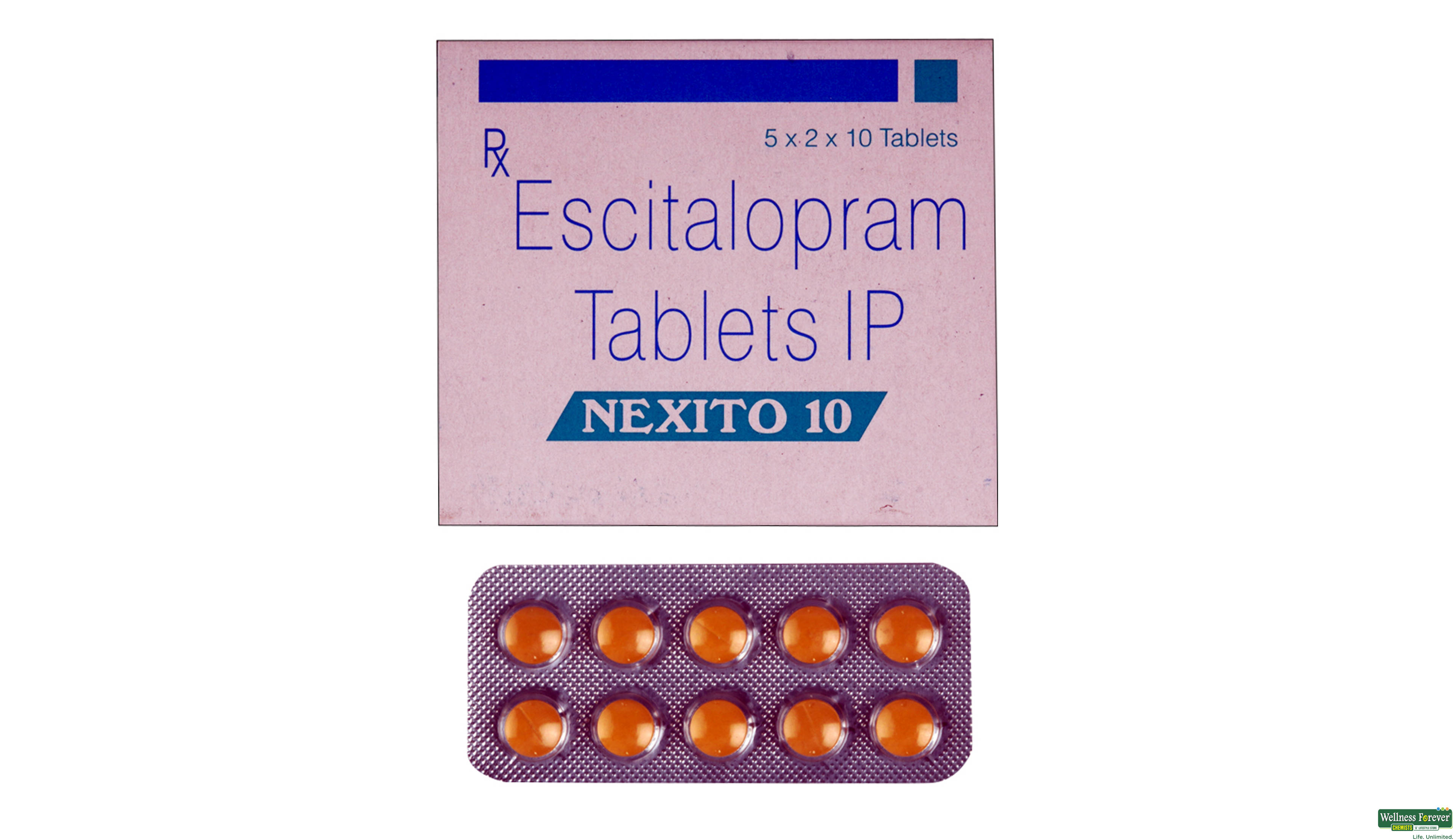 NEXITO 10MG 10TAB- 1, 10TAB, 