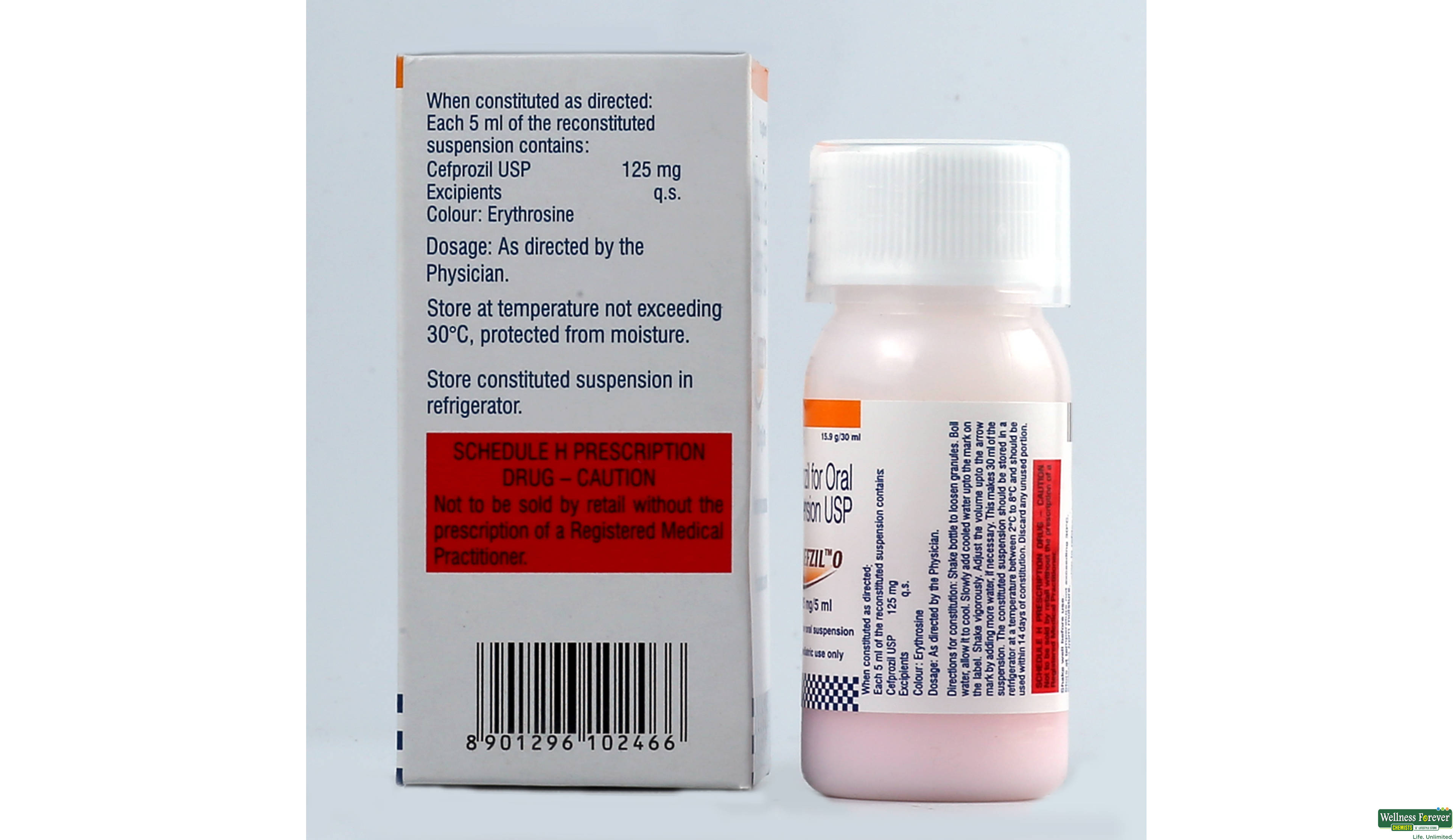 REFZIL-O 125MG SYP 30ML- 2, 30ML, 