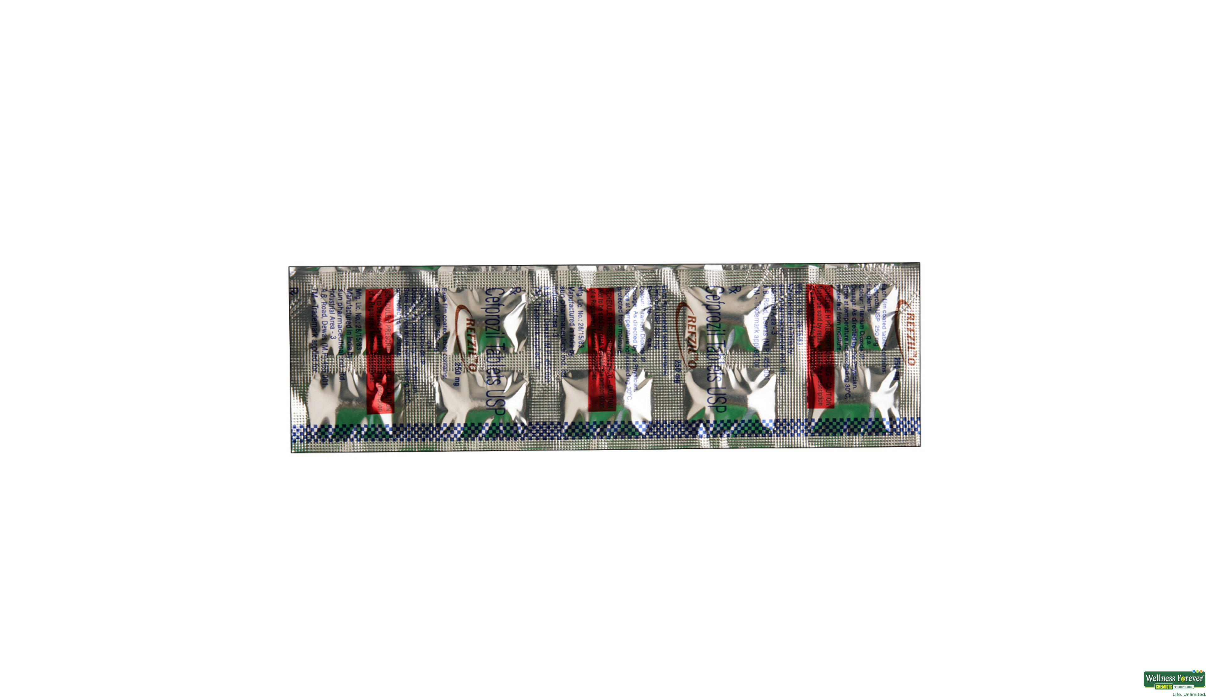 REFZIL-O 250MG 10TAB- 1, 10TAB, 