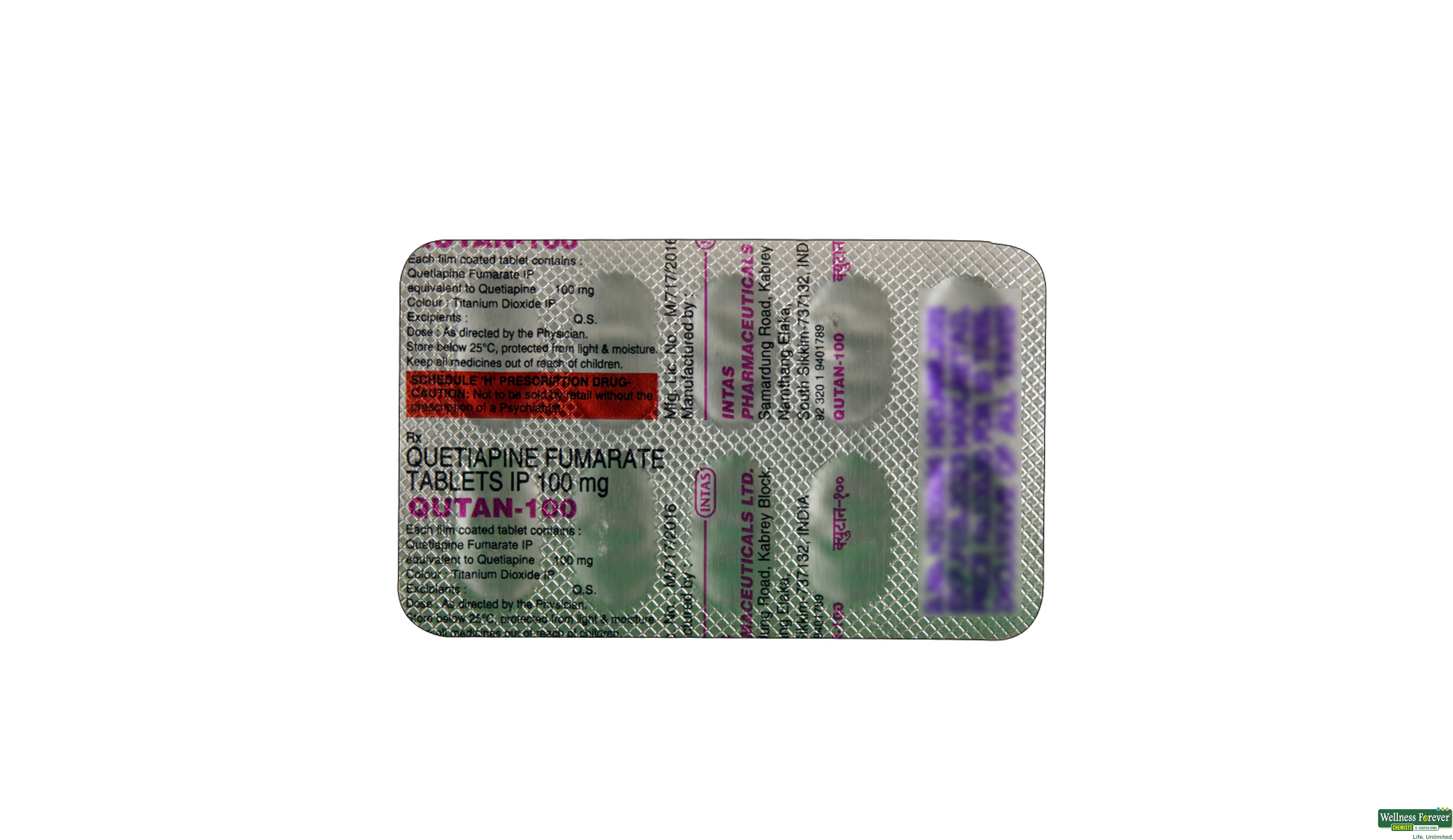 QUTAN 100MG 10TAB- 2, 10TAB, 