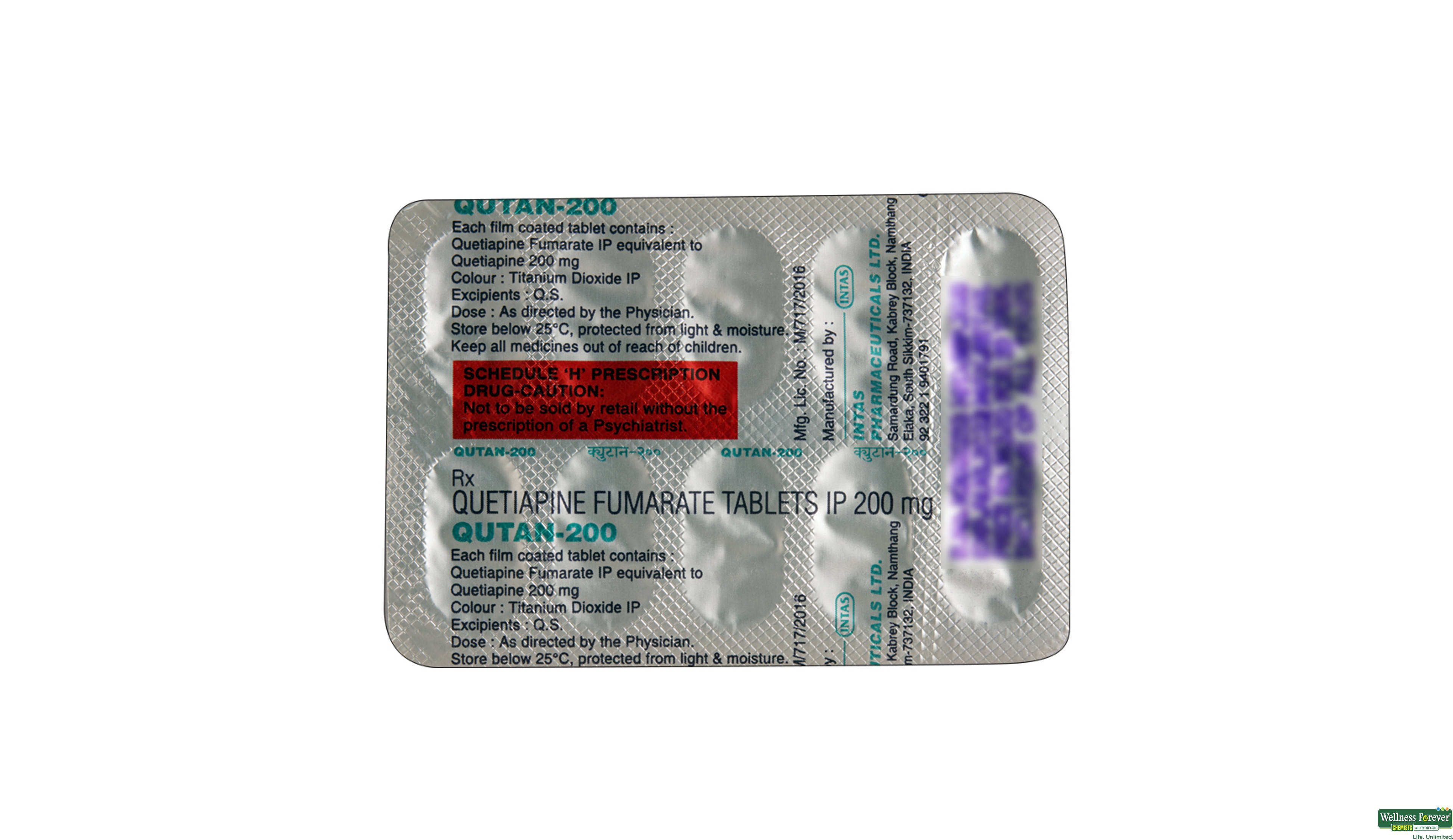 QUTAN 200MG 10TAB- 2, 10TAB, 