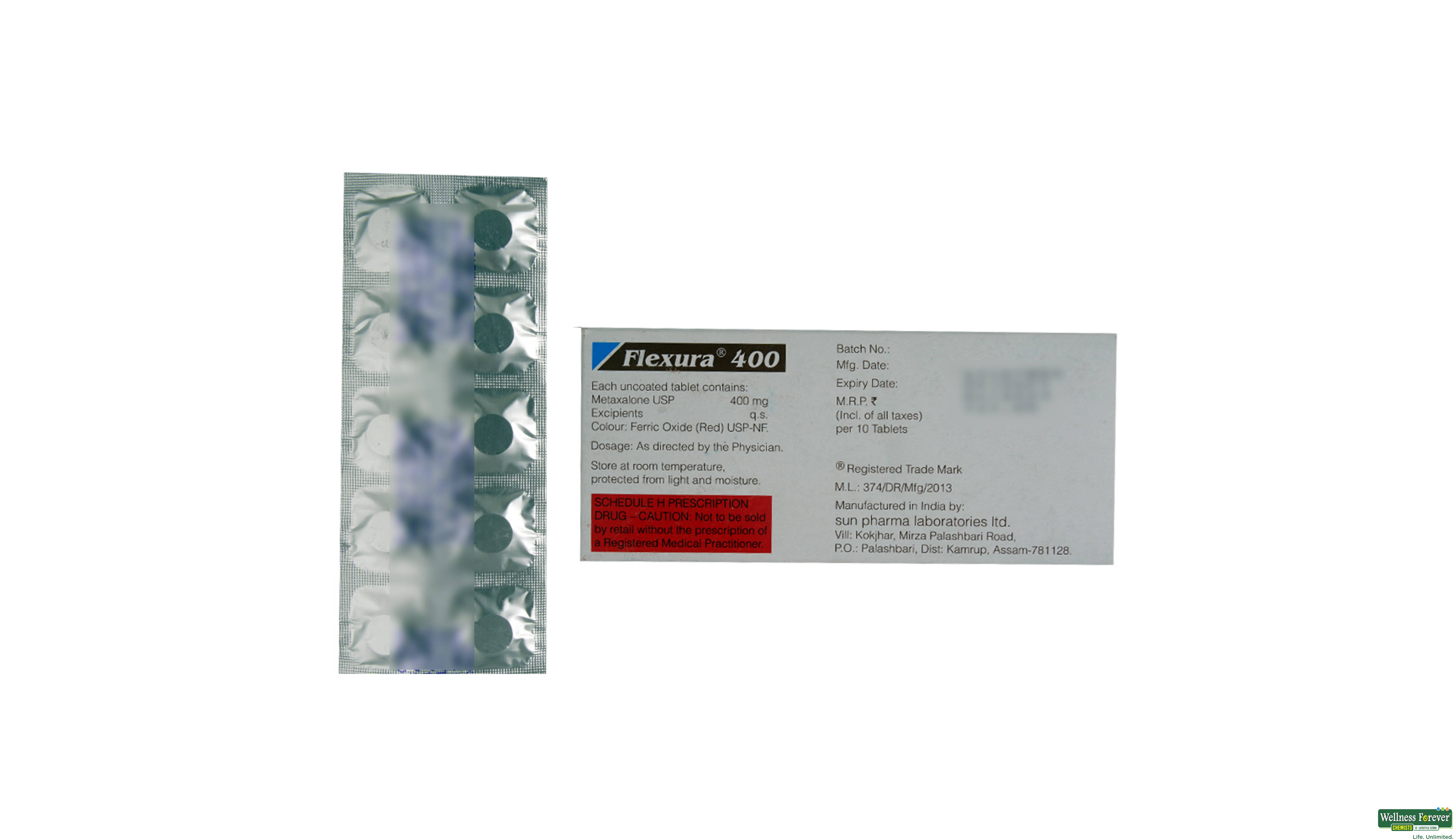 FLEXURA 400MG 10TAB- 2, 10TAB, null