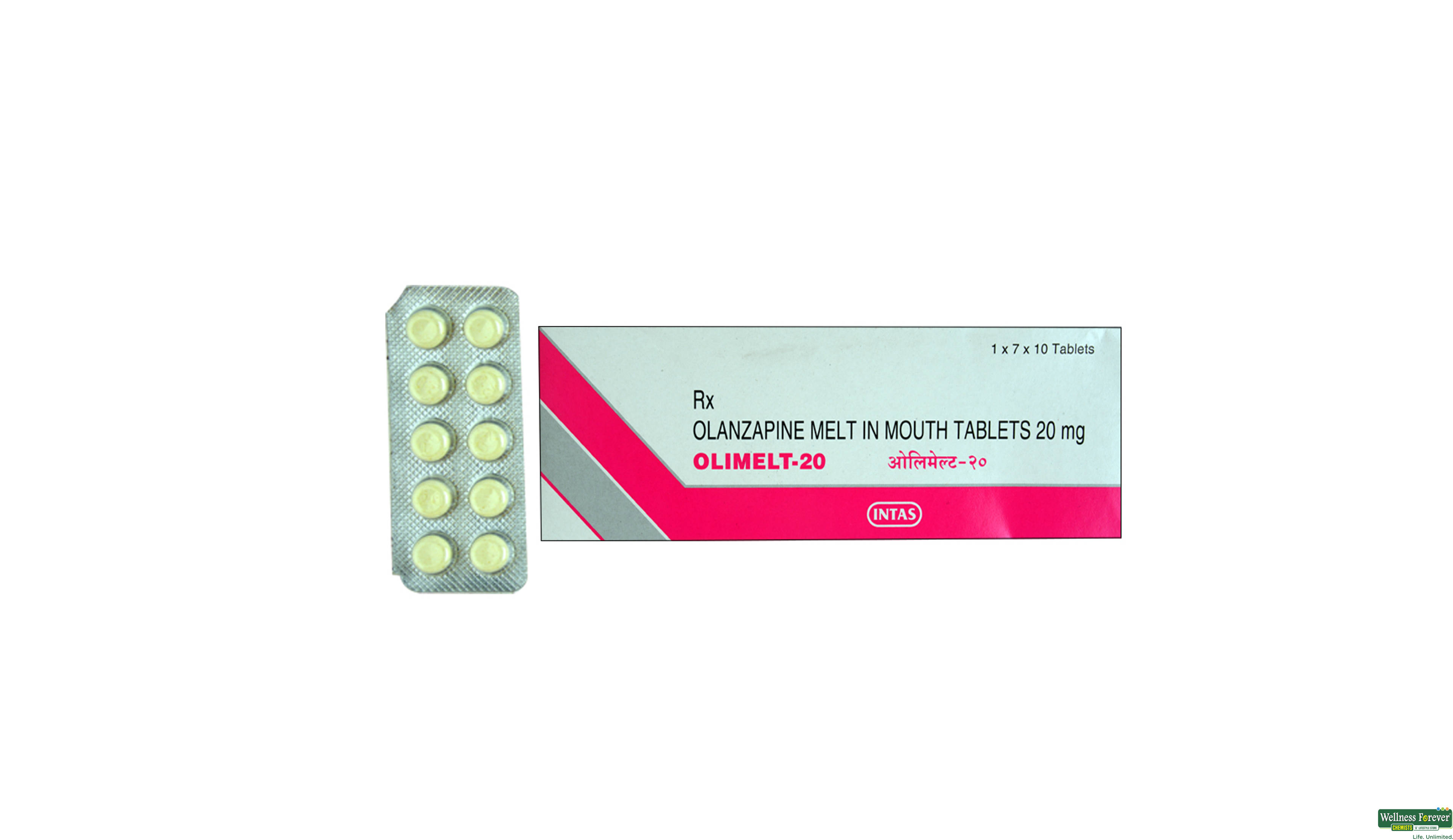 OLIMELT 20MG 10TAB- 1, 10TAB, 