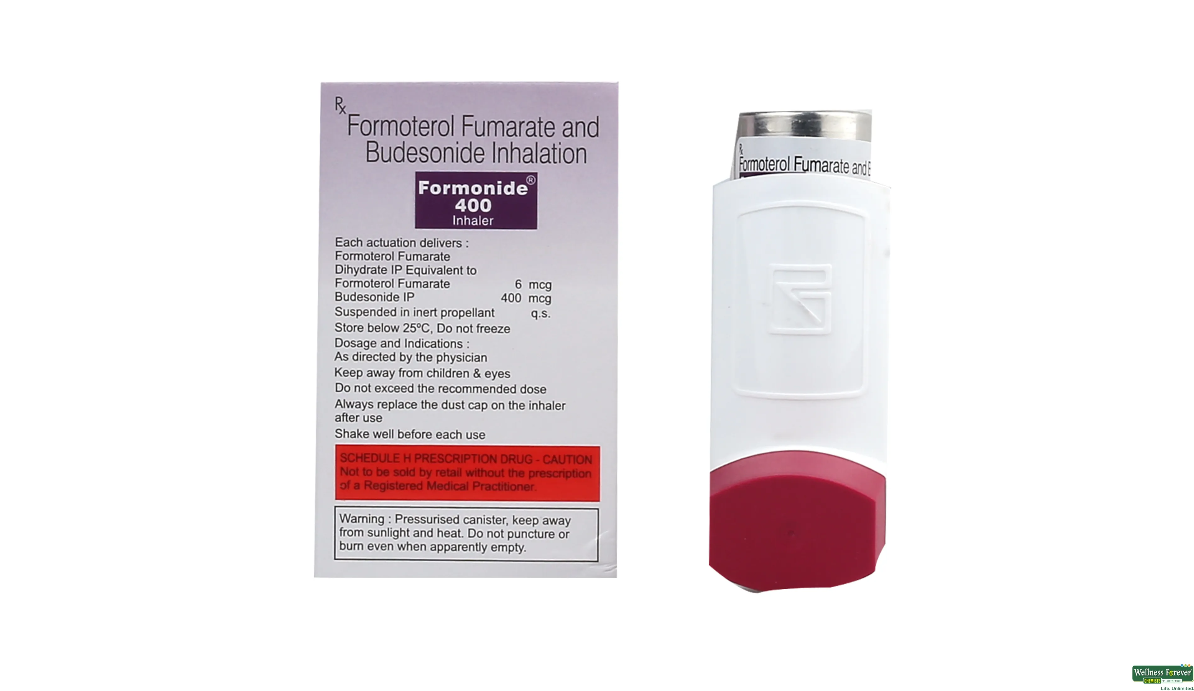 FORMONIDE 400 INHALER- 2, 1PC, null