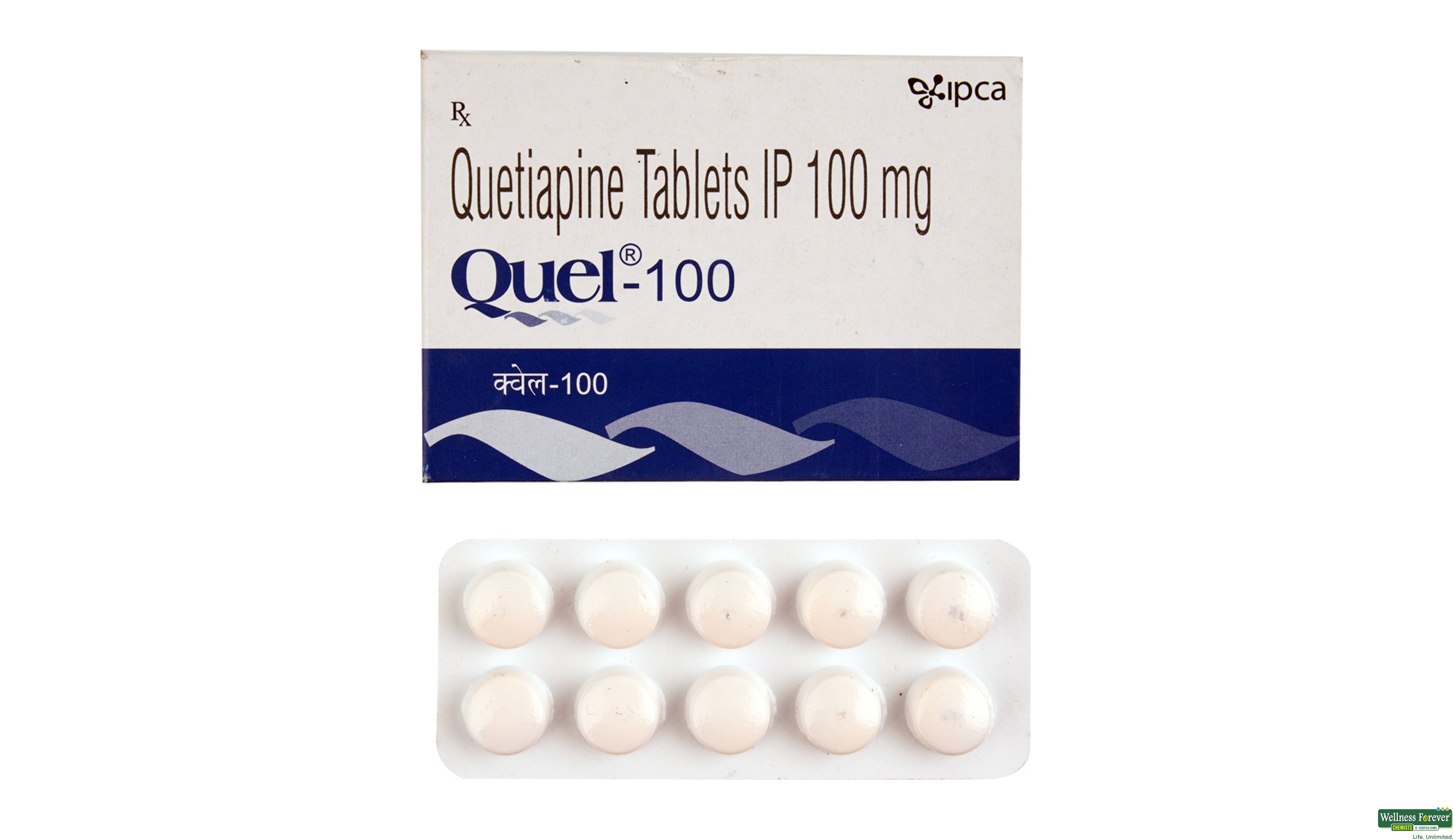 QUEL 100MG 10TAB- 1, 10TAB, 