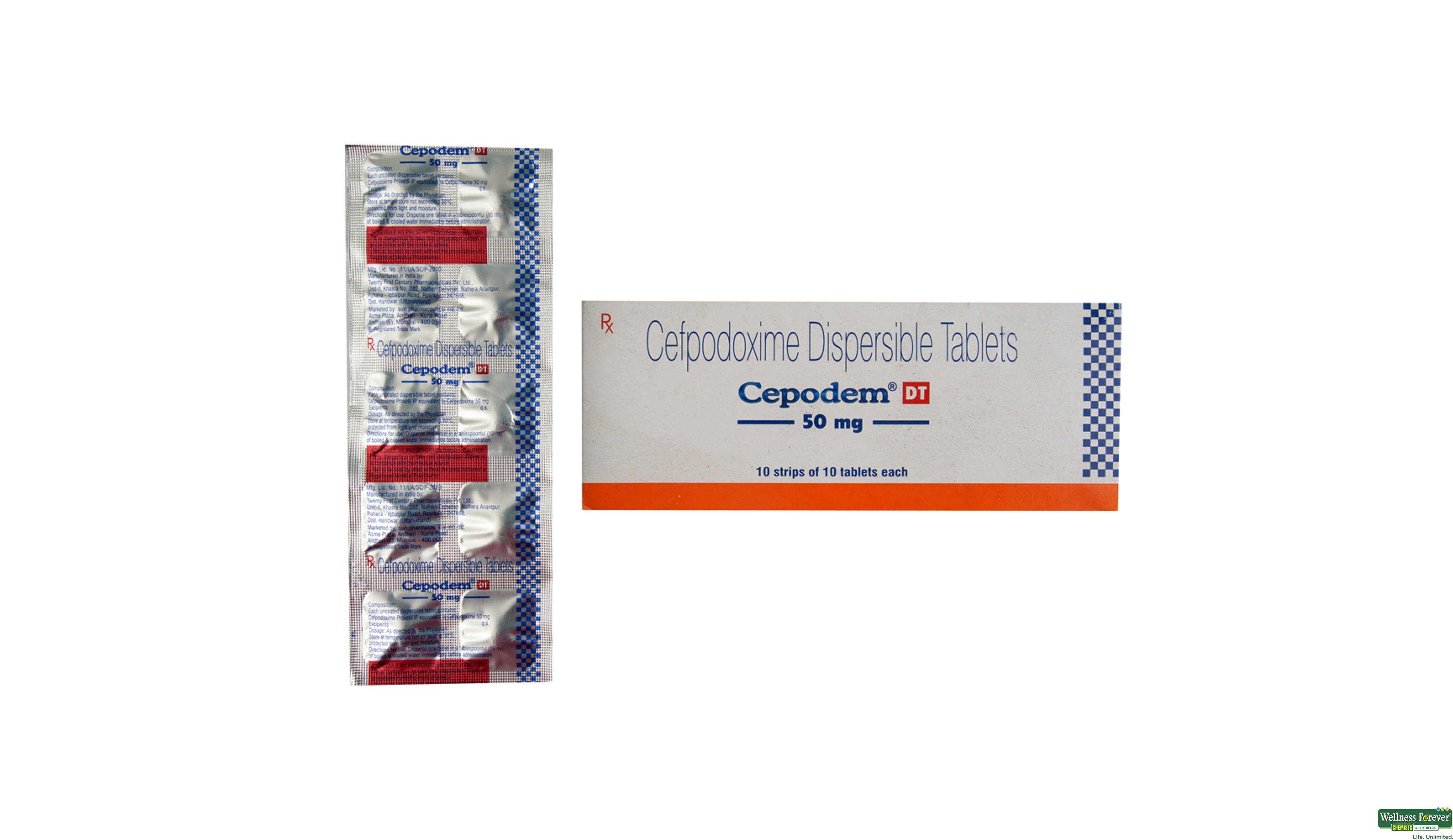 CEPODEM 50DT 10TAB- 1, 10TAB, 