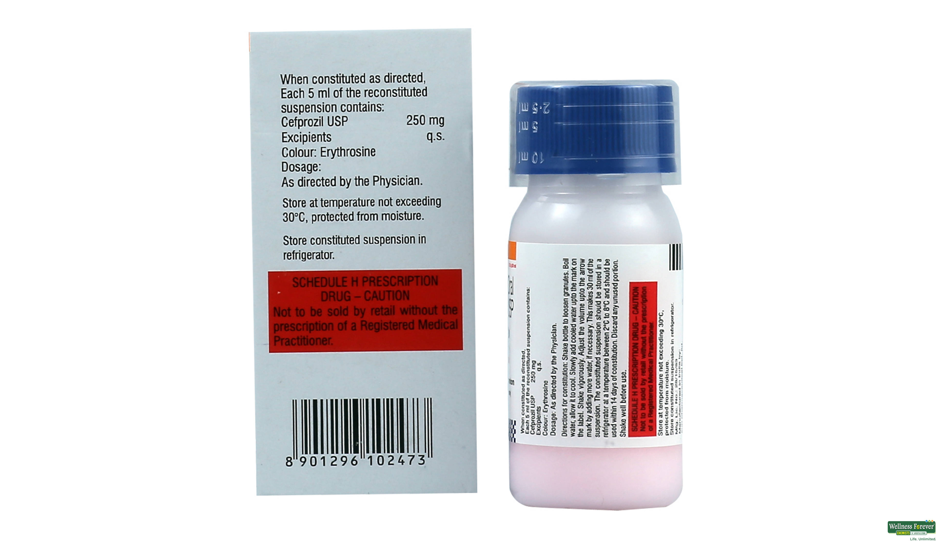 REFZIL-O 250MG SYP 30ML- 2, 30ML, 