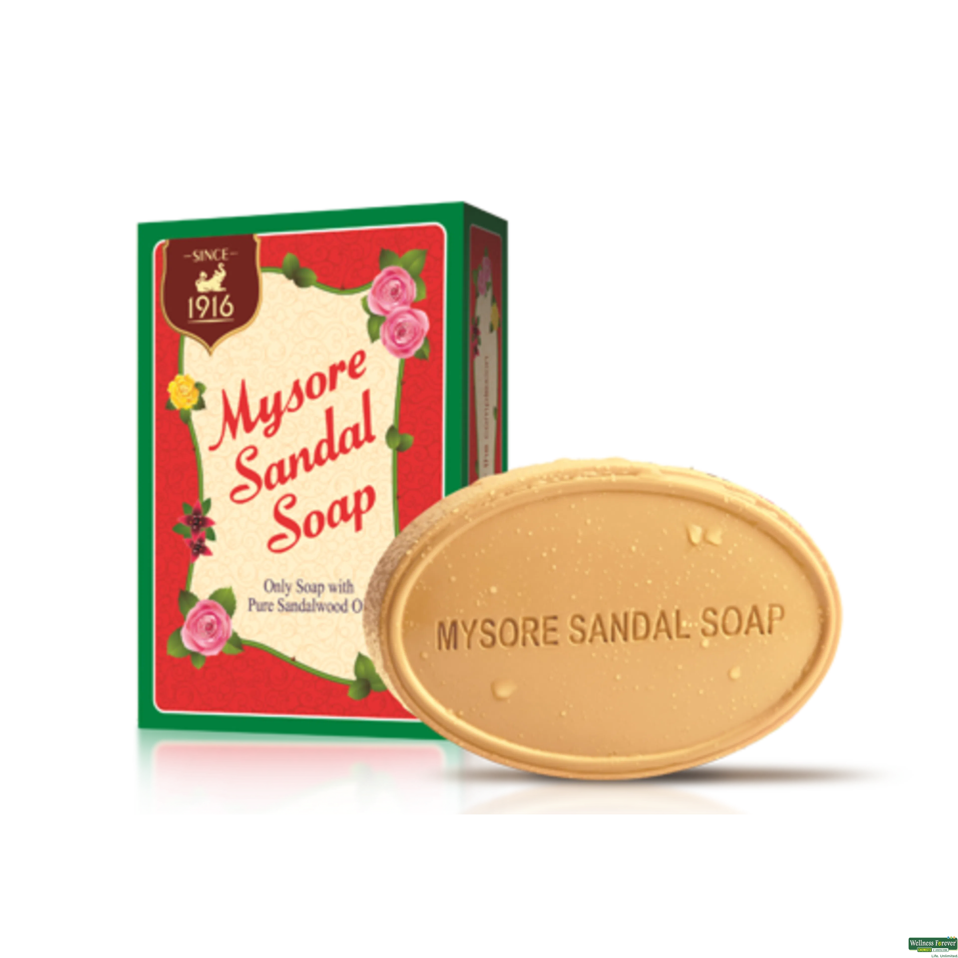 Buy Mysore Sandal Gold Soap 6 x 125 g Online | Flipkart Health+